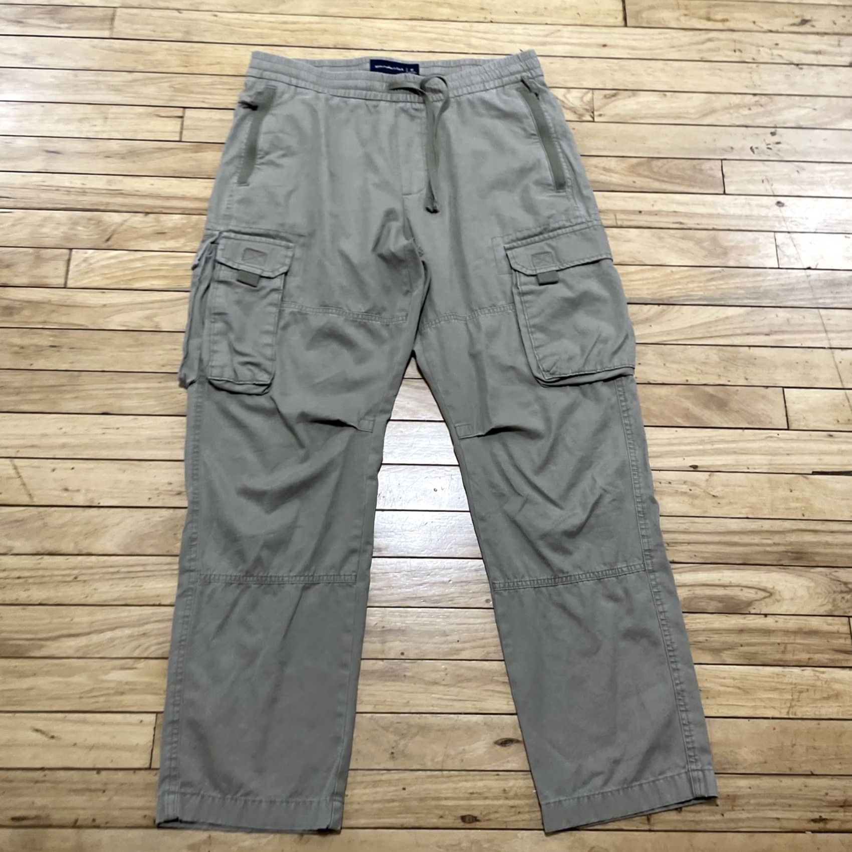 Abercrombie & Fitch Abercrombie & Fitch Cargo Joggers Pants M 32x28 Green Lounge Utility Capsule Size US 31 - 3 Thumbnail