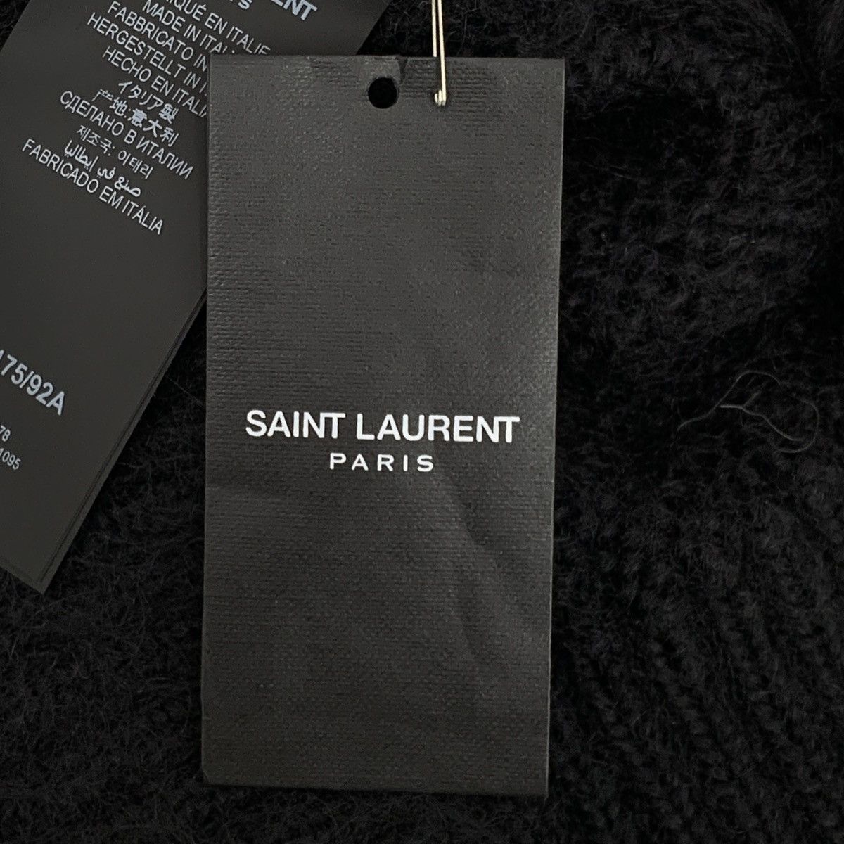 Yves Saint Laurent Yves Saint Laurent Logo Letter Mohair Knit Sweater K26WX Size S / US 4 / IT 40 - 9 Thumbnail