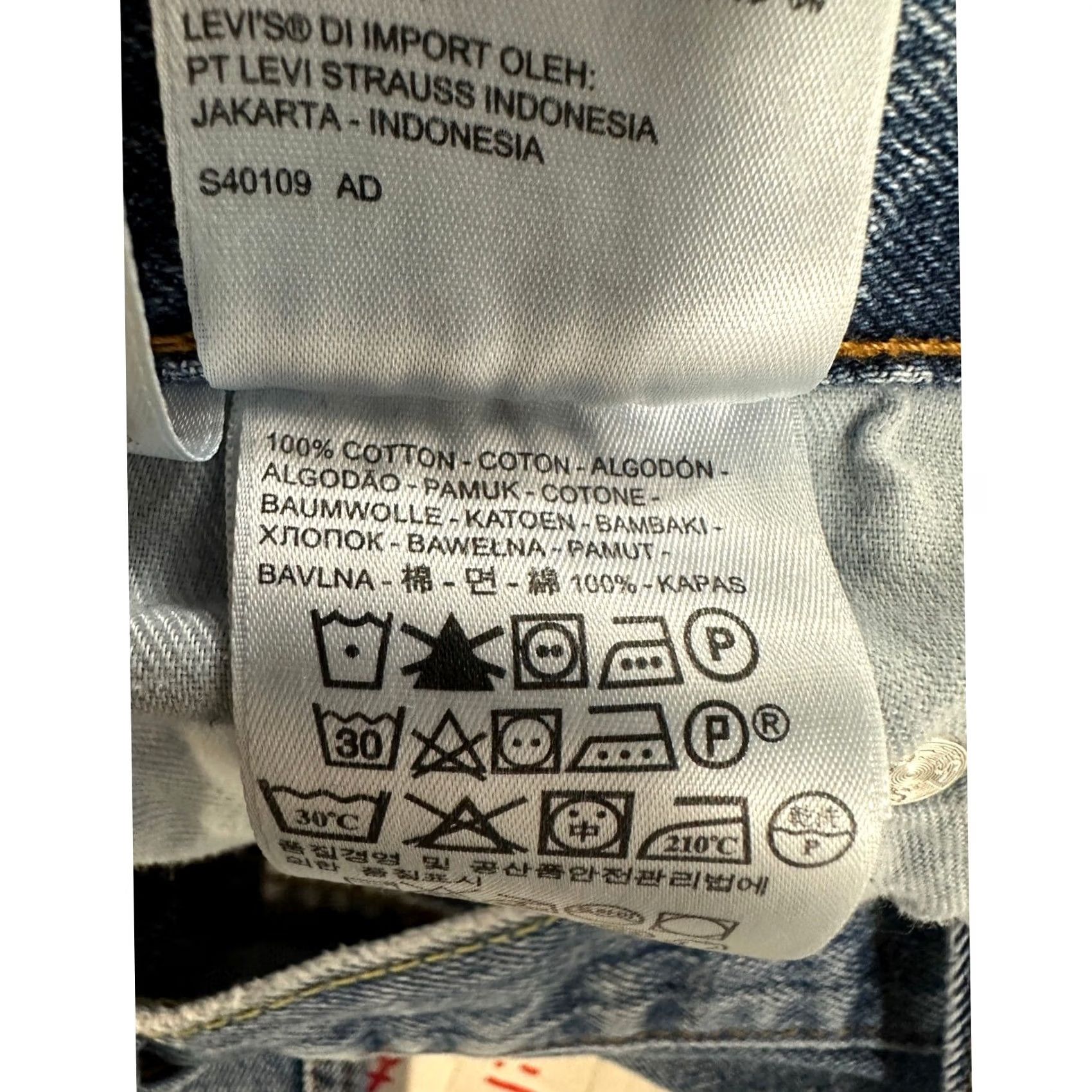 Levi's Levi's 550 Jeans 42X32 Blue Relaxed Straight Denim Pant 5 Pocket Red Tab Mens Jeans Size US 42 / EU 58 - 5 Thumbnail