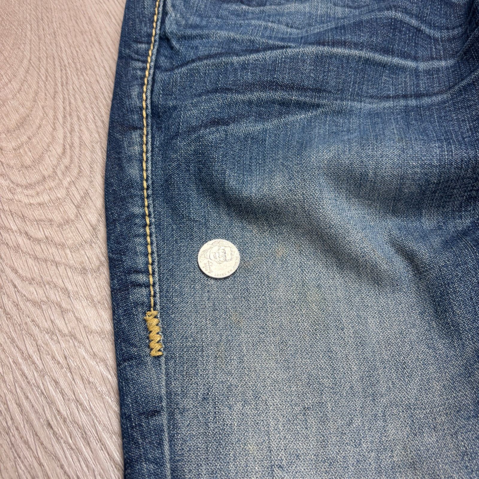 True Religion True Religion Ricky Big T Straight Leg Jeans Mens 40x35 READ Size US 40 / EU 56 - 12 Thumbnail