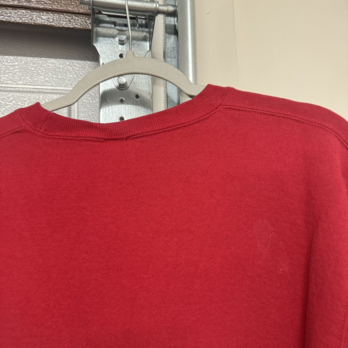 Russell Athletic × Vintage Vintage 90s Red Russell Crewneck Small Blank Size US S / EU 44-46 / 1 - 4 Thumbnail