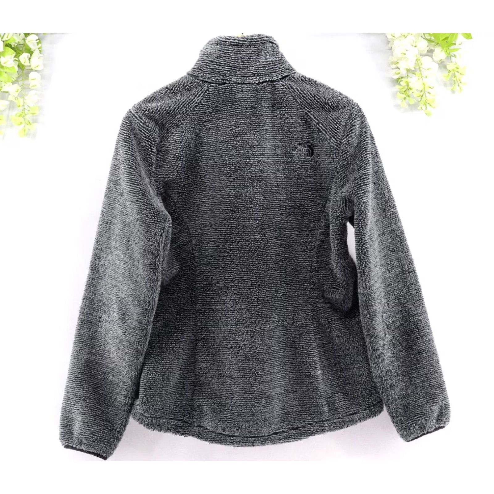 The North Face The North Face Jacket Women's Osito 2 Black Gray Sz M Mid Gray Stripe OSITO 2 Logo Embroidered Full Zip Fashion Everyday Mens Womens Girls Size M / US 6-8 / IT 42-44 - 2 Thumbnail