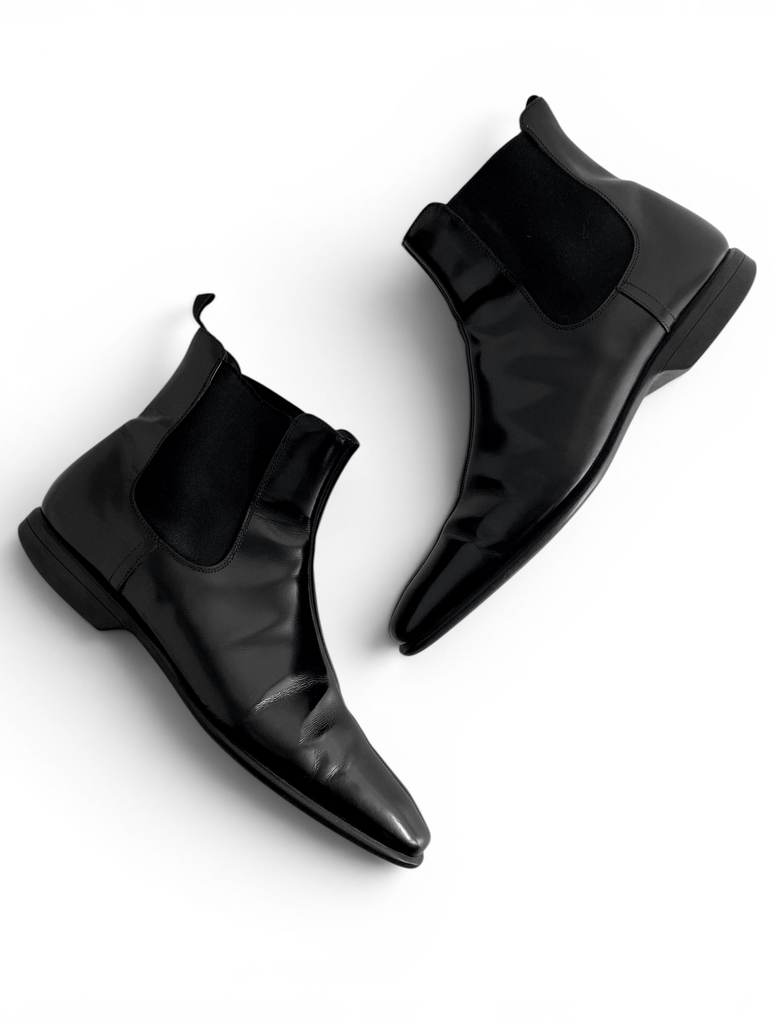 Prada Tronchetti Studded Chelsea Boot Shoes in Black | Grailed