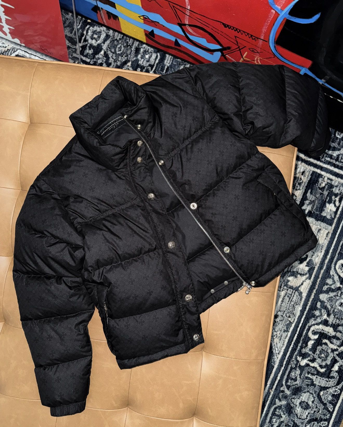 Chrome Hearts Chrome hearts cross print down jacket Size S / US 4 / IT 40 - 1 Thumbnail