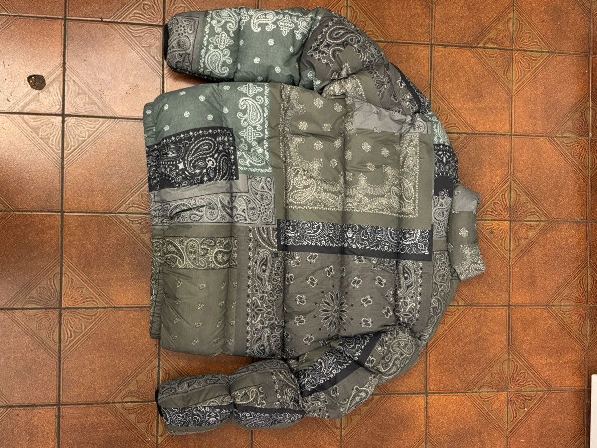 thisisneverthat green bandana print puffer jacket Size US L / EU 52-54 / 3 - 2 Thumbnail