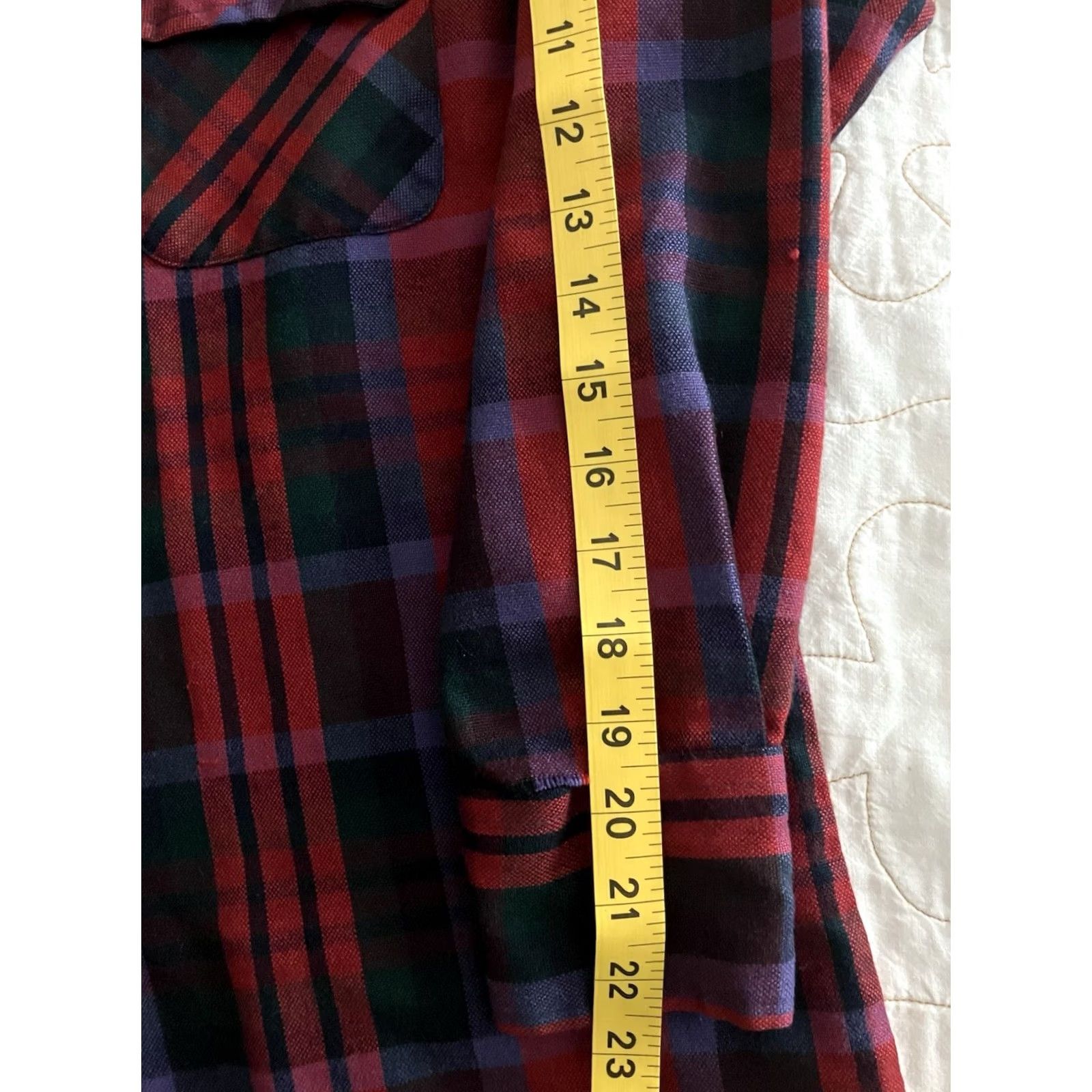 Vintage Northwest Territory Shirt Mens M Red Plaid Flannel Button Up Long Sleeve Collared Size US M / EU 48-50 / 2 - 7 Thumbnail