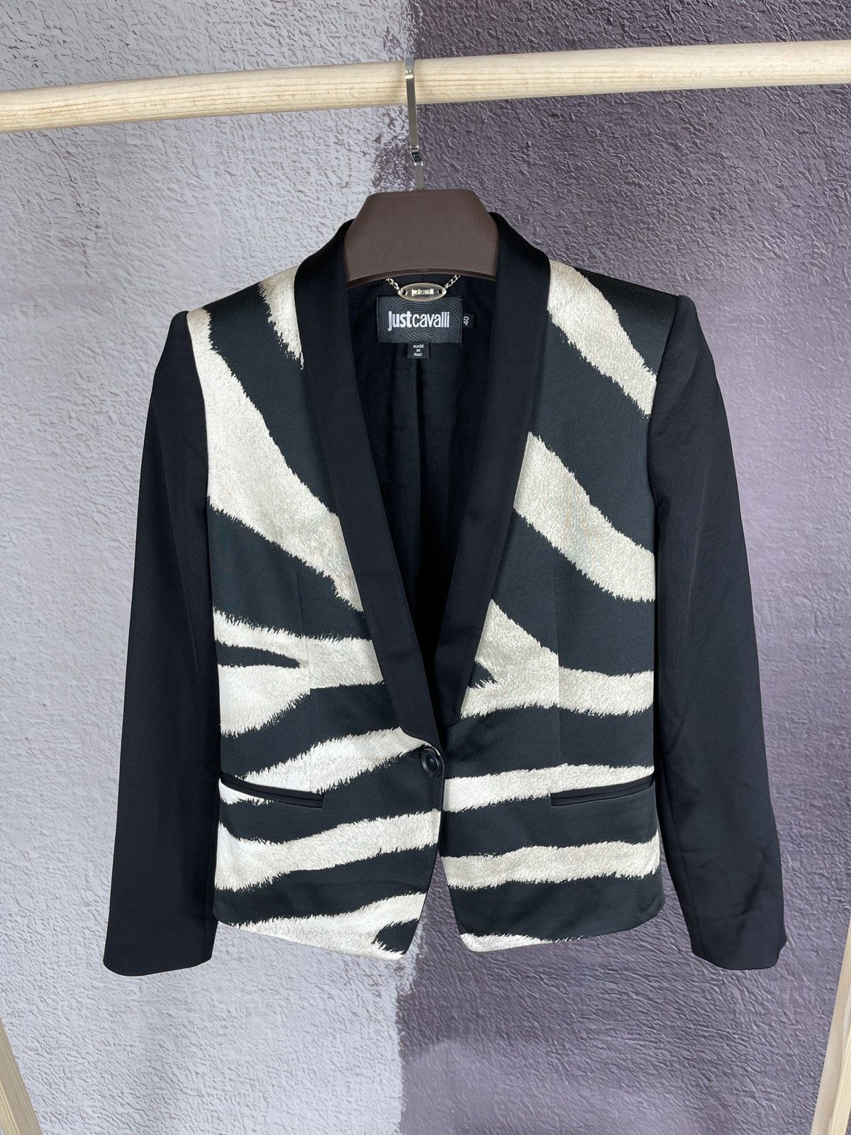 Just Cavalli Just Cavalli zebra hype Roberto Cavalli jacket blazer Size S / US 4 / IT 40 - 2 Thumbnail