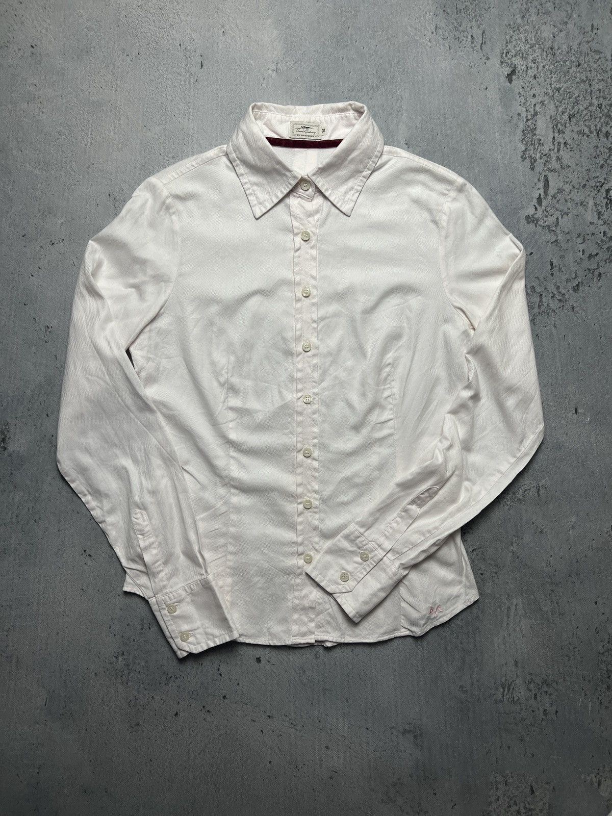 Burberry Thomas Burberry Vintage Button Up Shirts Rare y2k classic Size M / US 6-8 / IT 42-44 - 1 Thumbnail