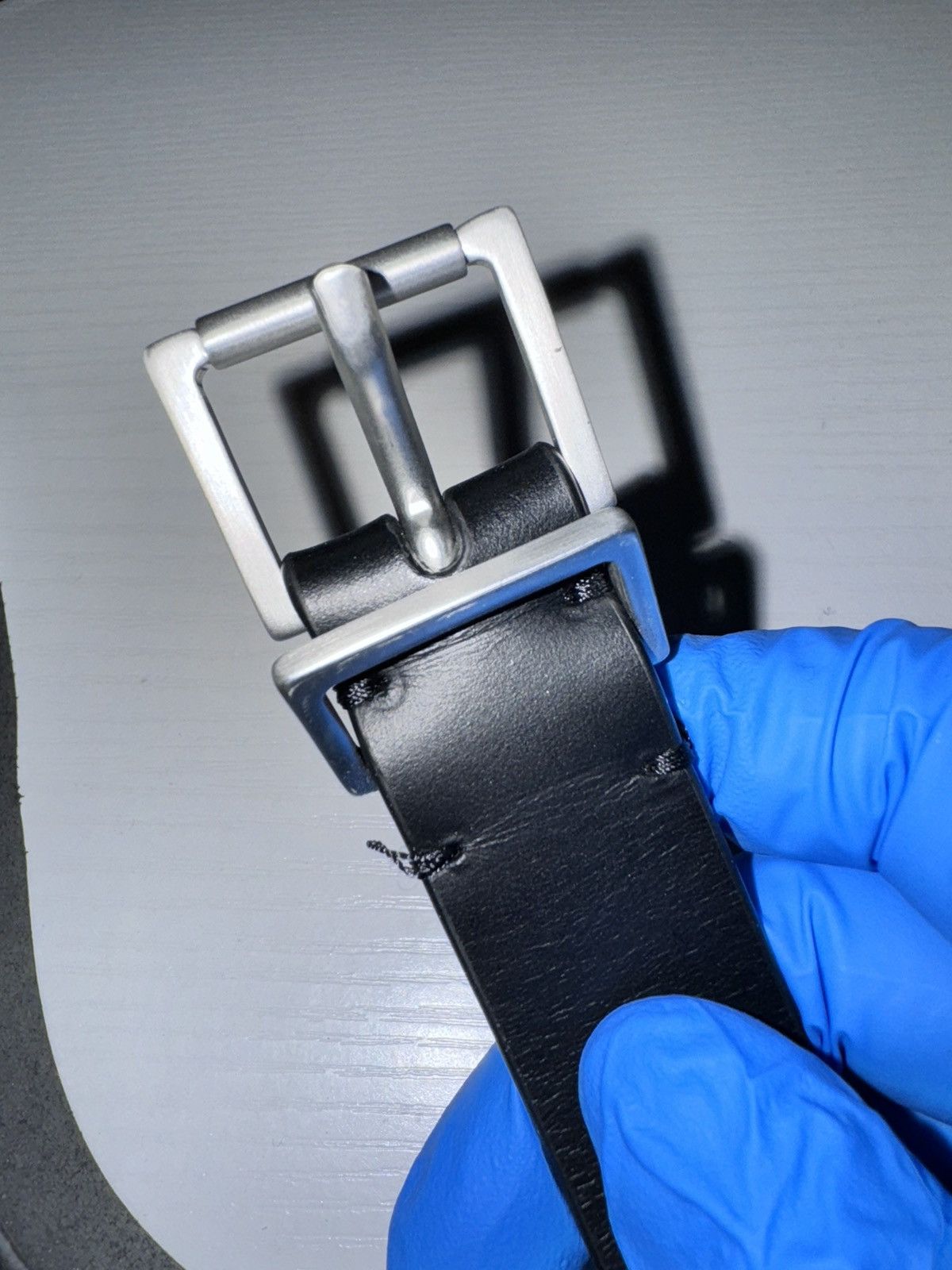 Maison Margiela Maison Margiela Black Calfskin Belt Size ONE SIZE - 4 Thumbnail
