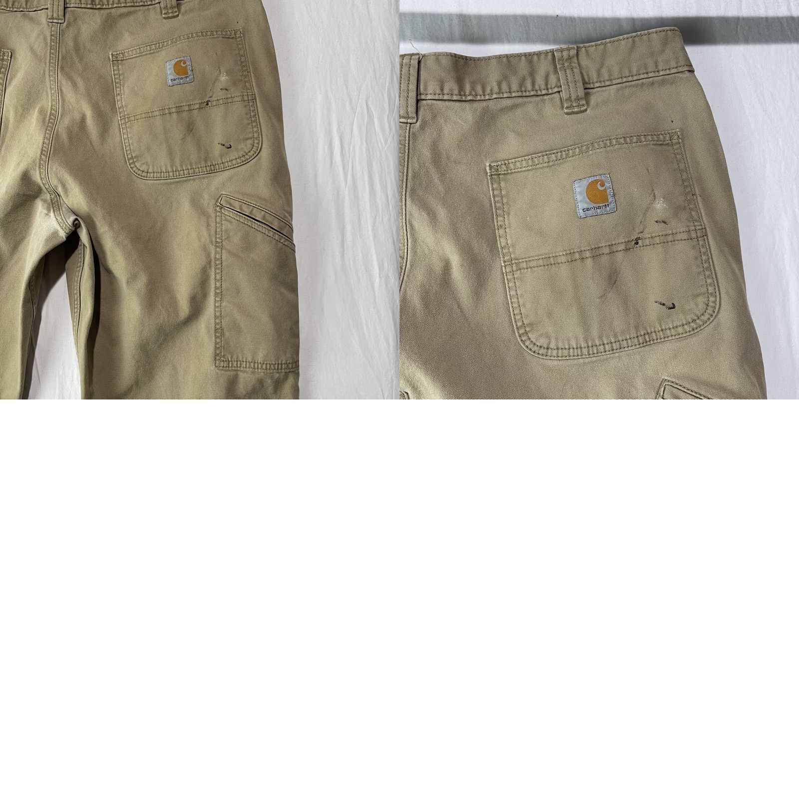 Carhartt Carhartt Pants Mens 38x30 Rugged Flex Relaxed Fit Canvas Paint Splattered Work Shirt Size US 38 / EU 54 - 10 Thumbnail