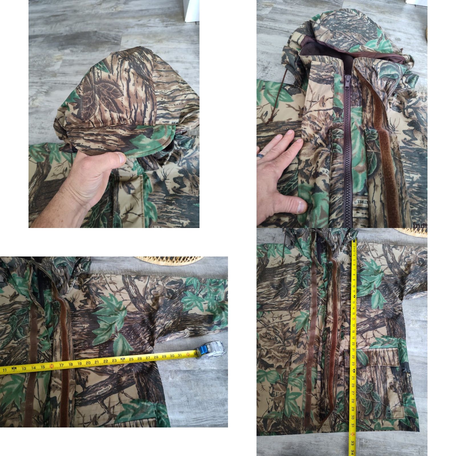 AMO Remington Realtree Camo Parka Jacket Hooded XL Multicolor Nylon Waterproof Hunting Mens Size US XL / EU 56 / 4 - 8 Thumbnail
