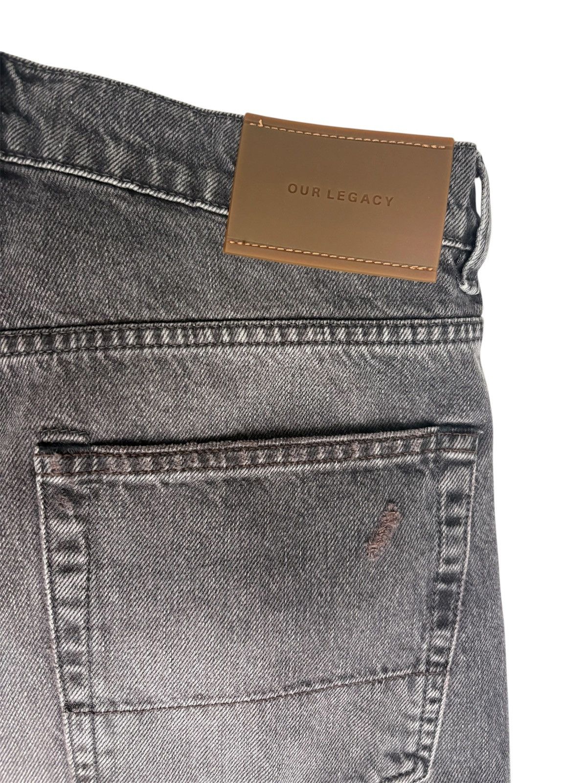 Our Legacy Our Legacy Third Cut Denim Highway Coffee Ripped Jeans Size US 30 / EU 46 - 15 Thumbnail