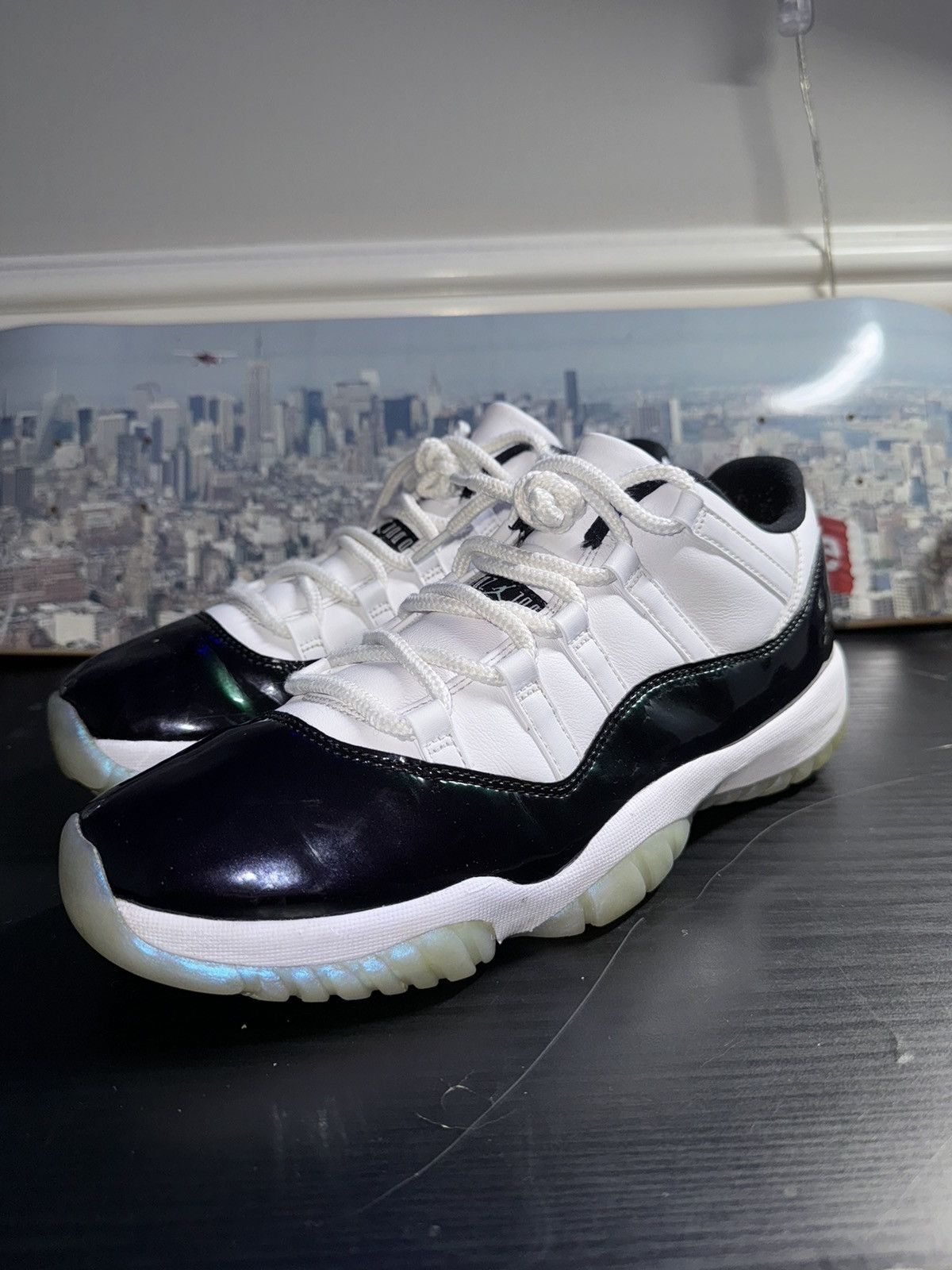 Jordan Brand Nike Air Jordan 11 Retro Low Emerald Easter 2018 Size US 10.5 / EU 43-44 - 1 Thumbnail