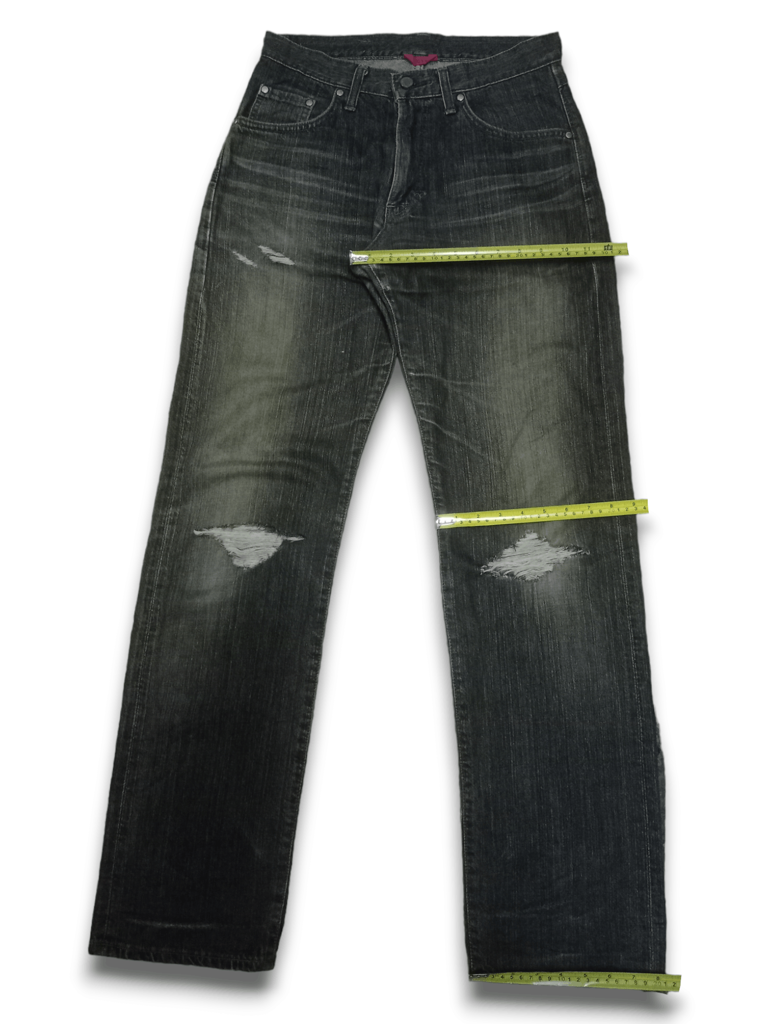 Vintage Japanese Edwin 503 Sick Mud Wash Rip Baggy Jeans