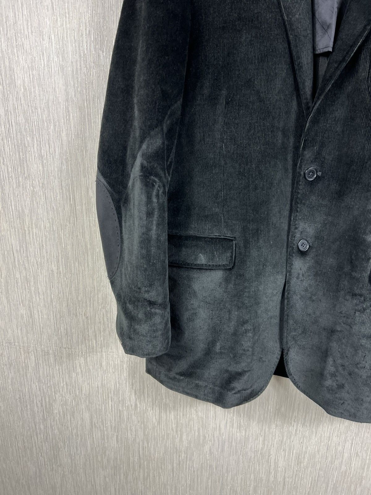 Dirk Bikkembergs Archive Dirk Bikkembergs corduroy black blazer jacket pocket Size US L / EU 52-54 / 3 - 7 Thumbnail