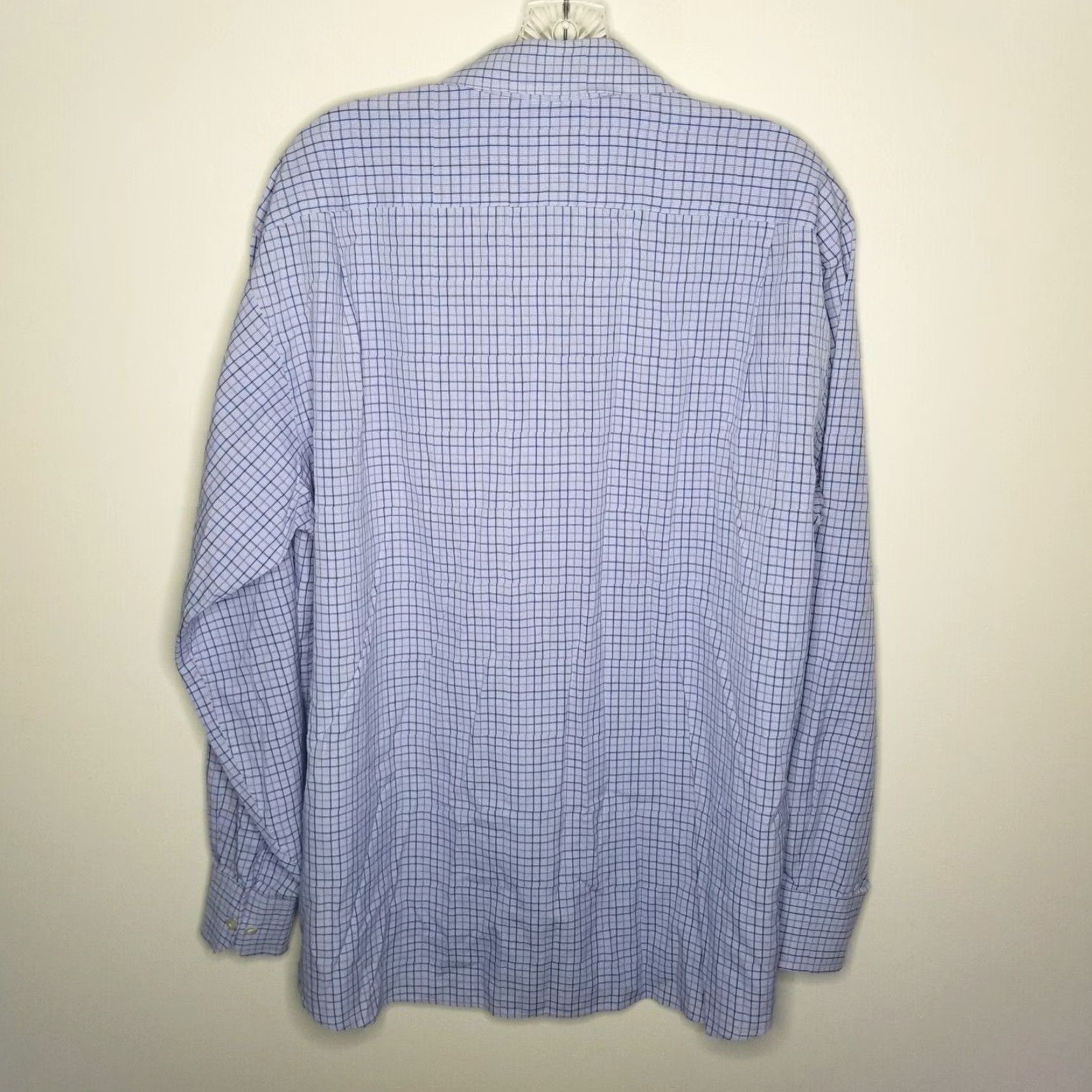 Tommy Bahama TOMMY BAHAMA Mens Purple Plaid Long Sleeve Button-Up Dress Shirt Size 34-35 Size 34R - 7 Thumbnail