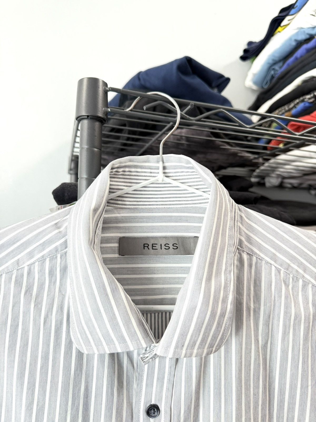 Reiss Striped Reiss Shirt Button Up Luxury Size US S / EU 44-46 / 1 - 4 Thumbnail