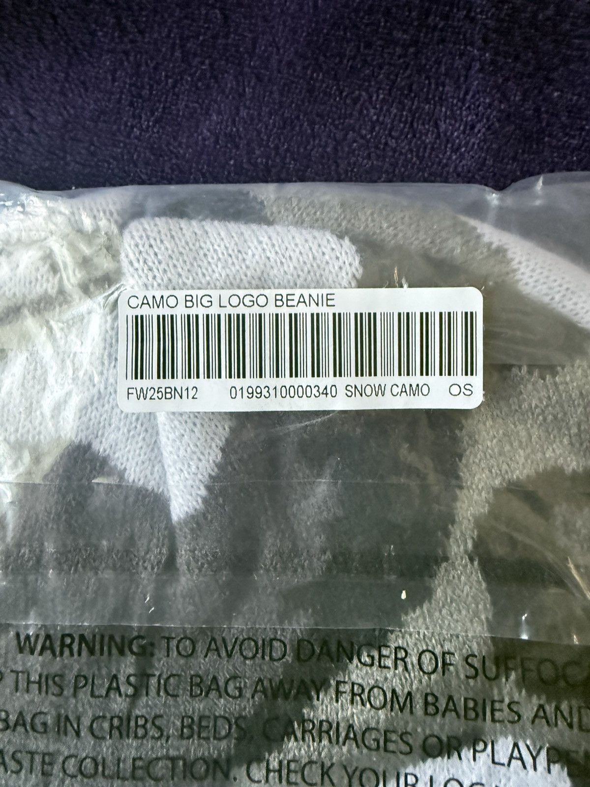 Supreme Supreme Camo Big Logo Beanie Size ONE SIZE - 5 Thumbnail