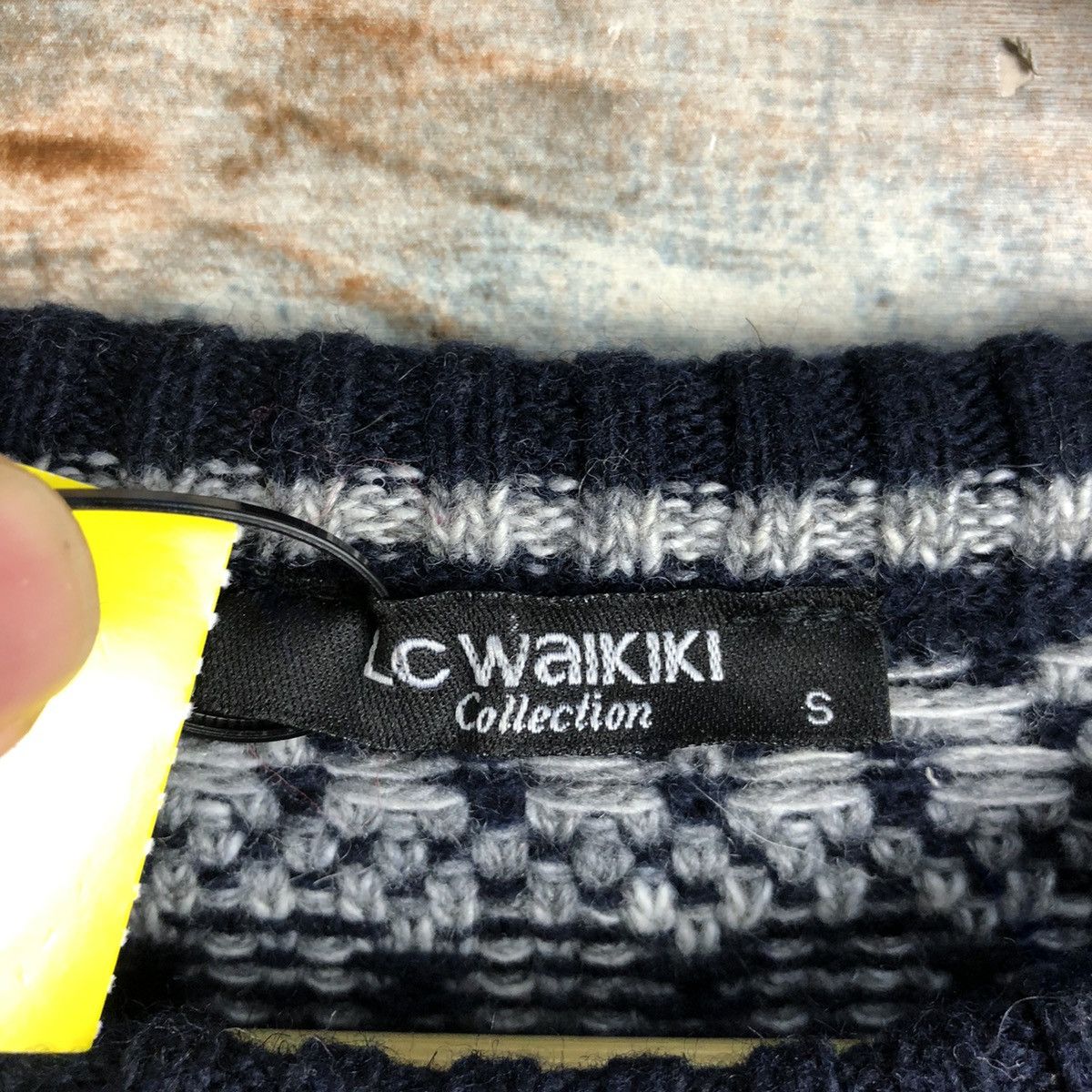 Homespun Knitwear LC Walkiki Blue Knitwear vintage sweatshirt #A2343 Size US S / EU 44-46 / 1 - 10 Thumbnail