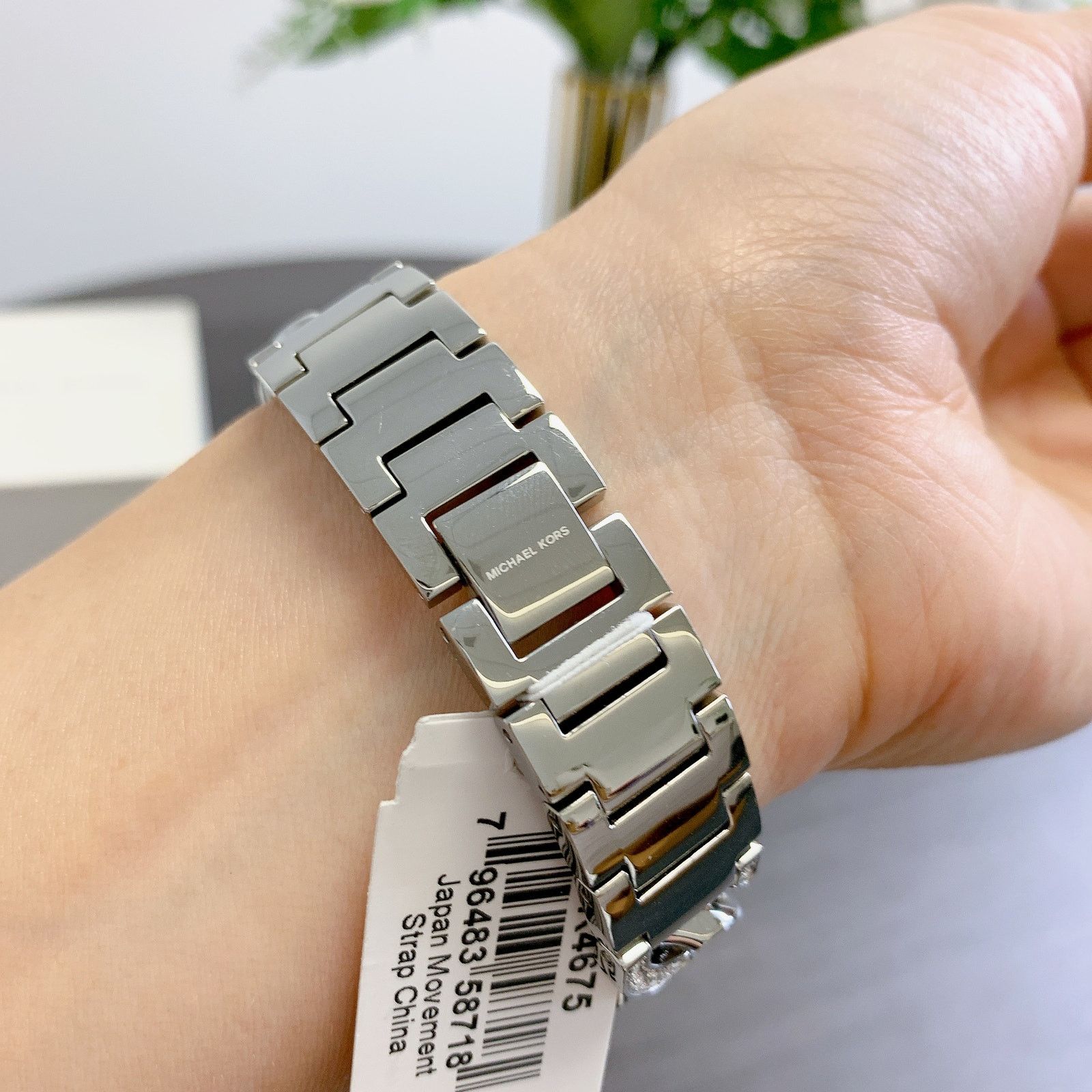 Michael Kors Michael Kors MK4675 Catelyn Silver Glitz Chain Stainless Size ONE SIZE - 3 Thumbnail