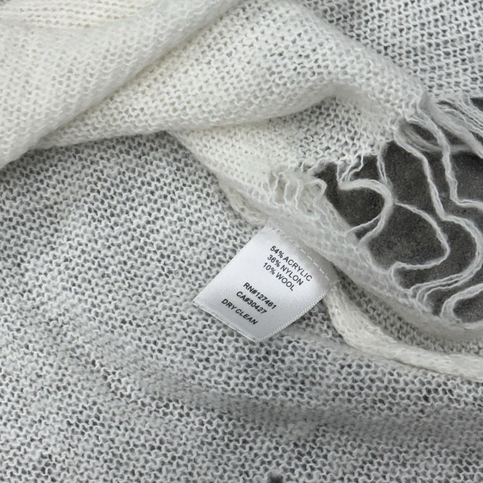 Wildfox Wildfox White Label Skeleton Sequin Distressed Knit Sweater Size S / US 4 / IT 40 - 11 Thumbnail