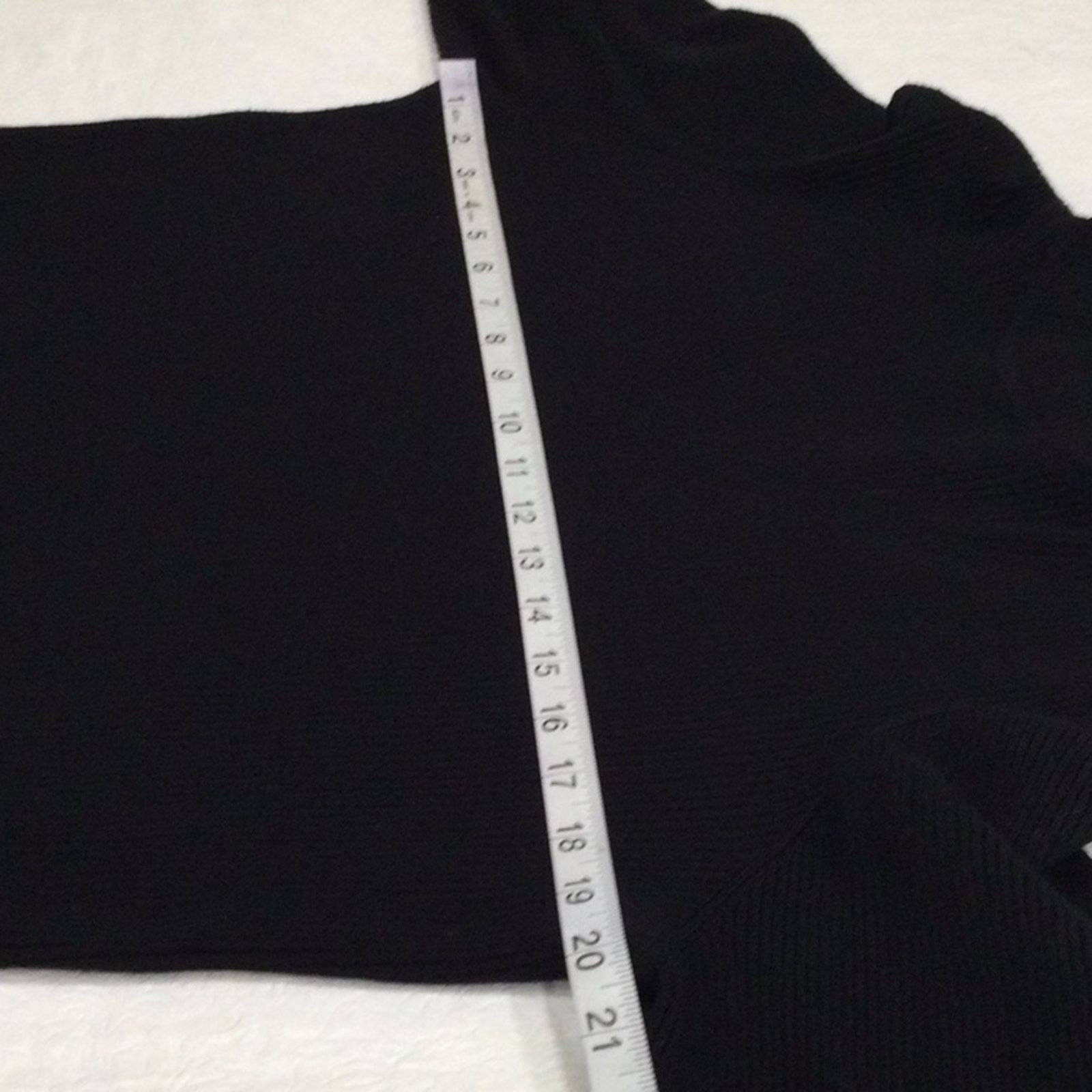 Other Cato Est. 1946 Black Rib Knit Turtleneck Size 22/24 W Size 4XL / US 24-26 - 13 Thumbnail