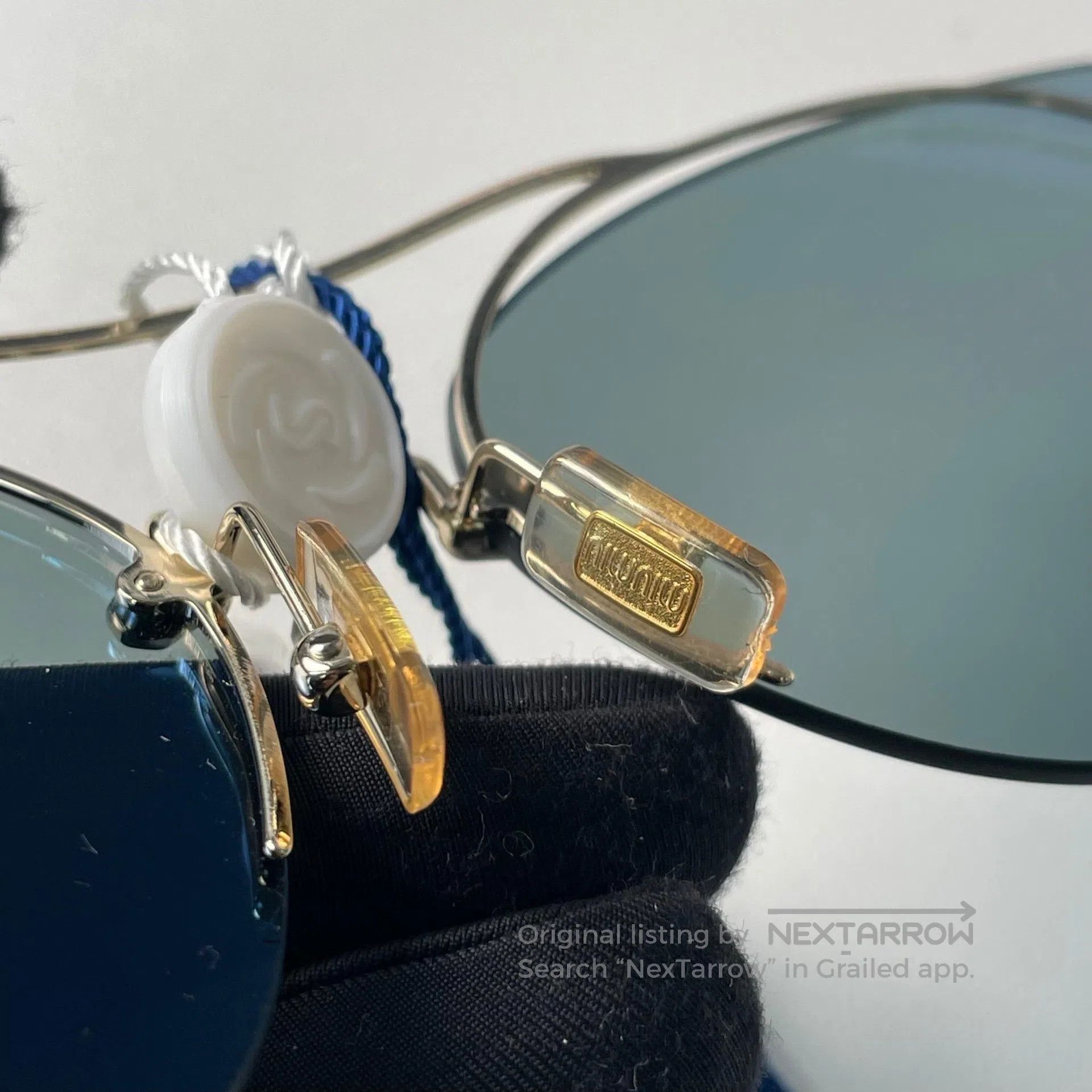 Miu Miu Miu Miu Cat ear polarized blue sunglasses| Size ONE SIZE - 6 Thumbnail