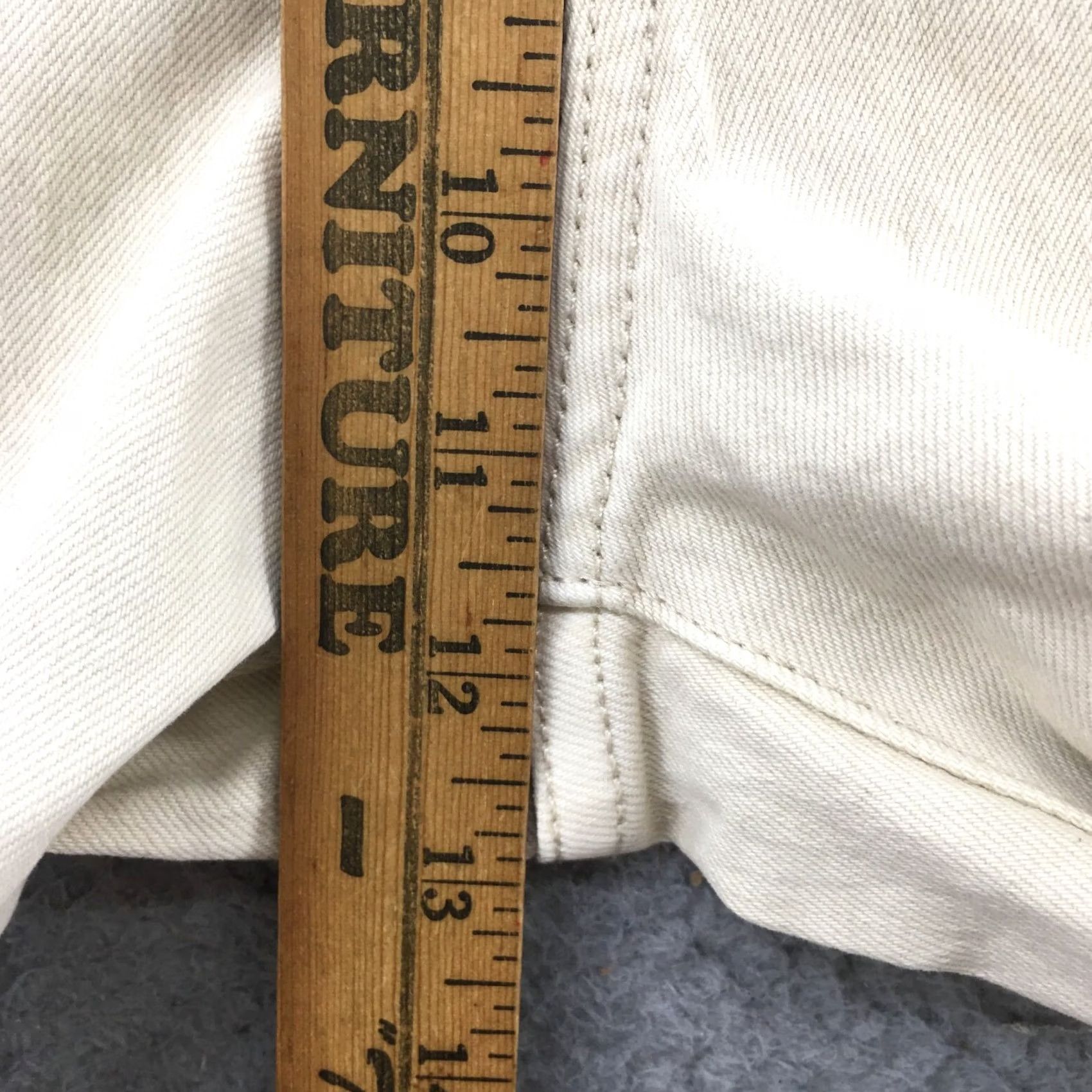 Vintage Universal Thread 90s Slim Straight Pants Womens 4 Regular Beige Cotton Blend NEW Size 27" / US 4 / IT 40 - 7 Thumbnail