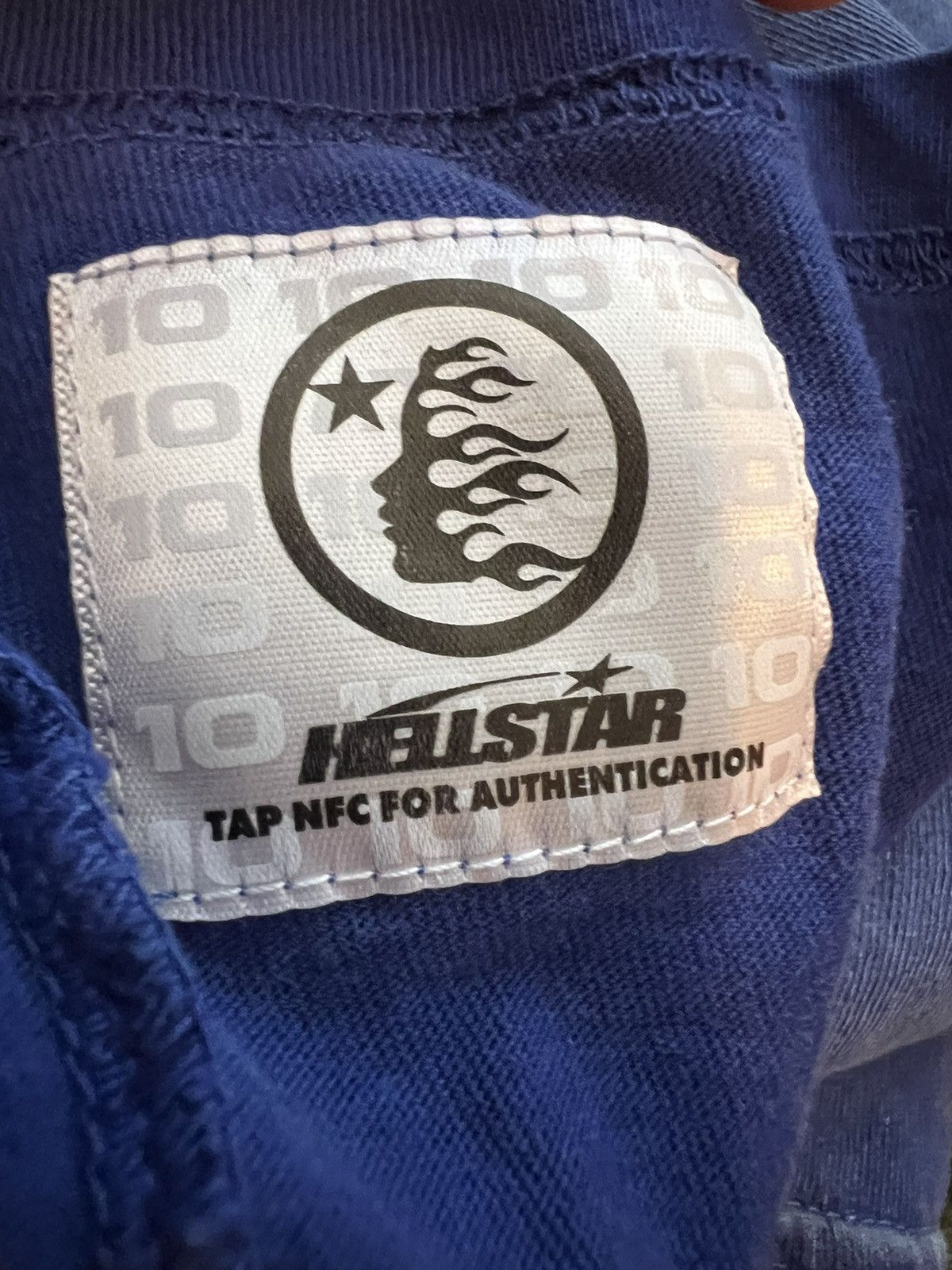 HELLSTAR Blue Hellstar “Warm Up” T-Shirt Size US S / EU 44-46 / 1 - 3 Thumbnail