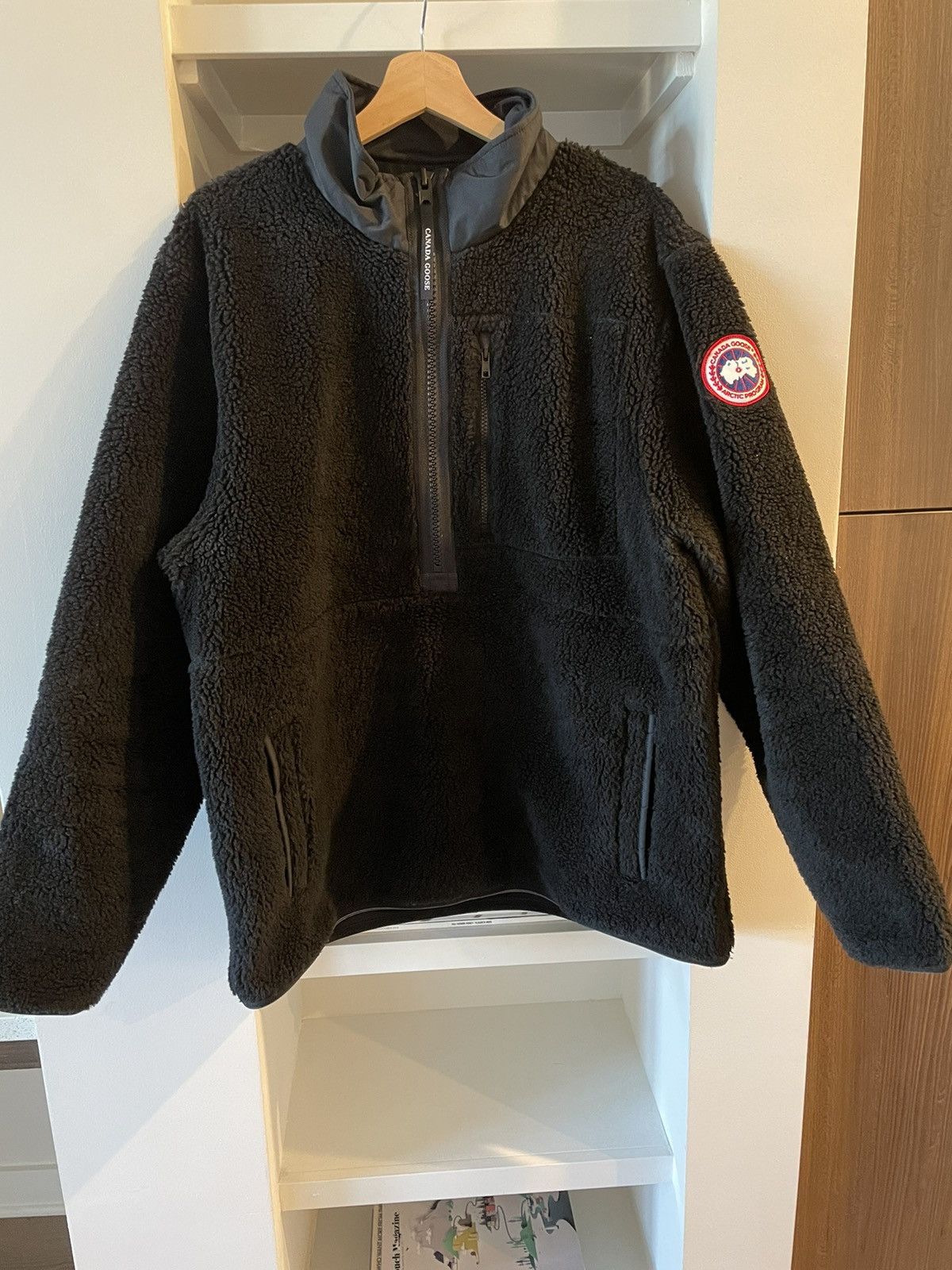 image of Canada Goose Kelowna Fleece in Black, Men's (Size Large)
