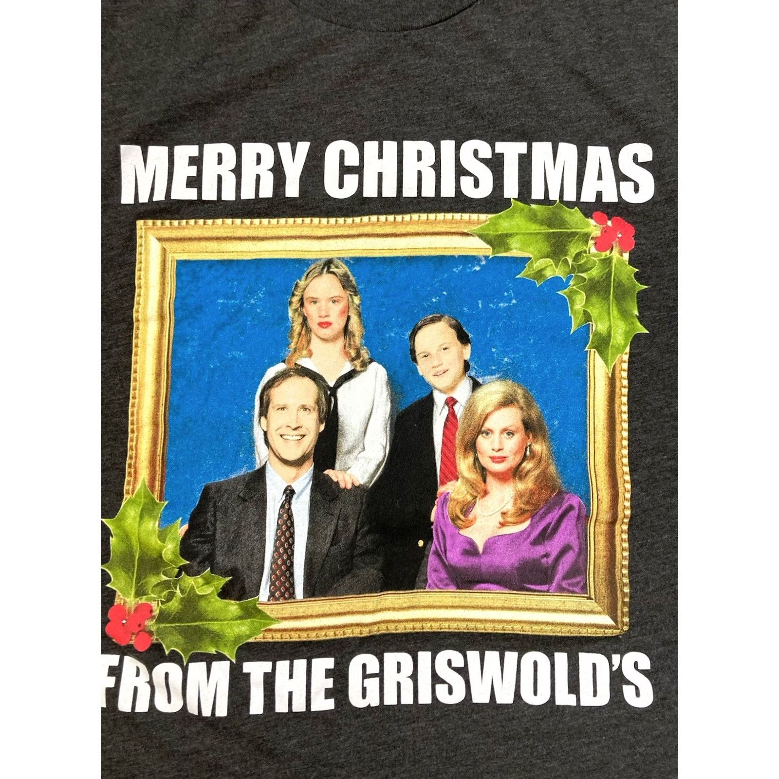 Vintage VINTAGE National Lampoon's Christmas Vacation Graphic T-shirt Men XL Gray Size US XL / EU 56 / 4 - 2 Thumbnail