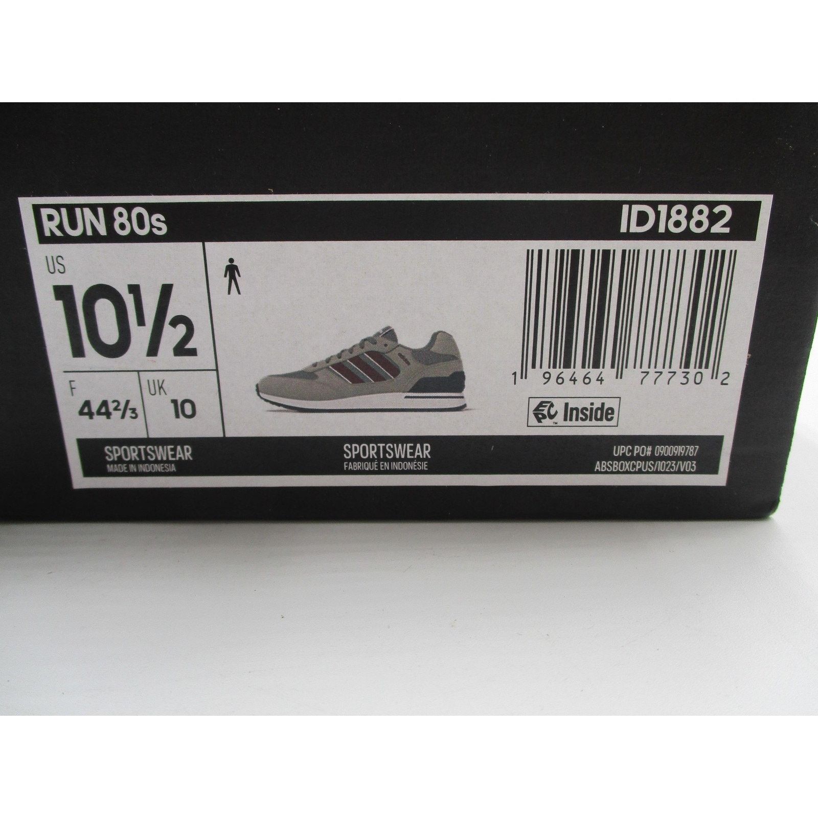 Adidas Adidas Run 80s Mens Size 10.5 Gray Burgundy Suede Sneakers Size US 10 / EU 43 - 17 Thumbnail
