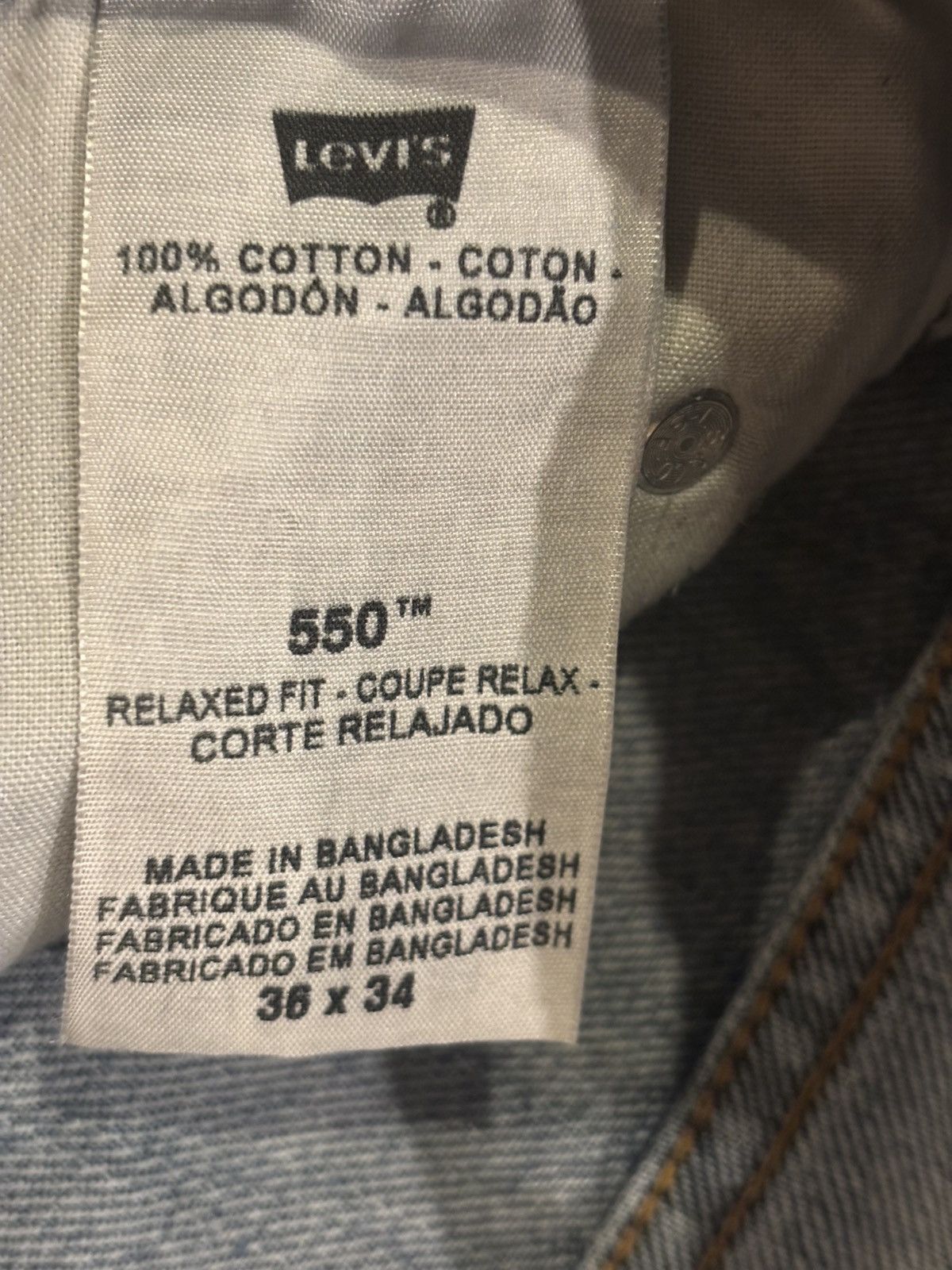 Levi's Vintage Levi’s 550 jeans.mp-169 Size US 36 / EU 52 - 7 Thumbnail