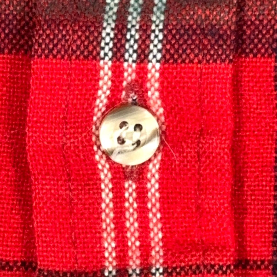 Van Heusen VINTAGE Van Heusen Shirt Men XL Red Plaid Flannel 417 Lumberjack 90s Button-Up Long Sleeve Pocketed Size US XL / EU 56 / 4 - 6 Thumbnail