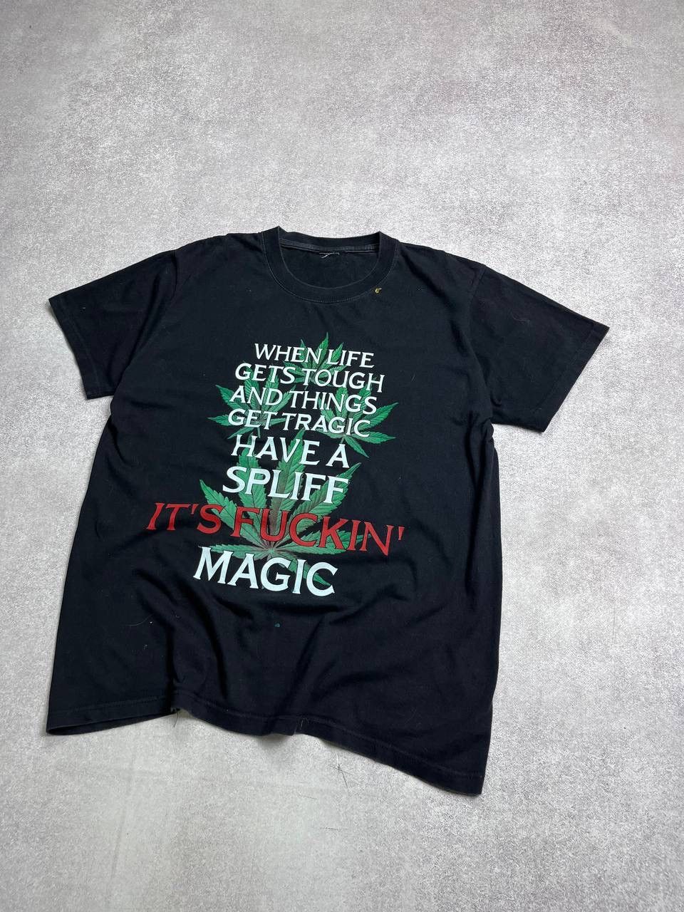Vintage Vintage Have A Splif Humour Boxy T-shirt L Size US L / EU 52-54 / 3 - 3 Thumbnail