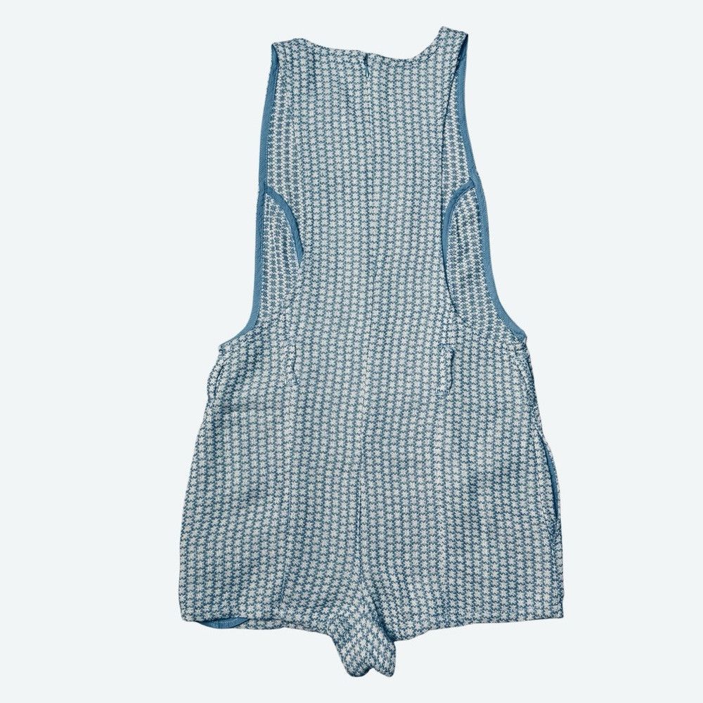 Free People New Free People Mod Mini Blue Playsuit Size 10 Size 32" / US 10 / IT 46 - 4 Thumbnail