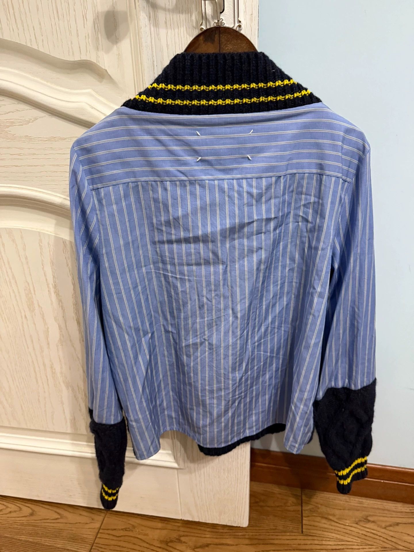 Maison Margiela Maison Margiela preppy style shirt-and-stripes sweater Size US S / EU 44-46 / 1 - 2 Thumbnail