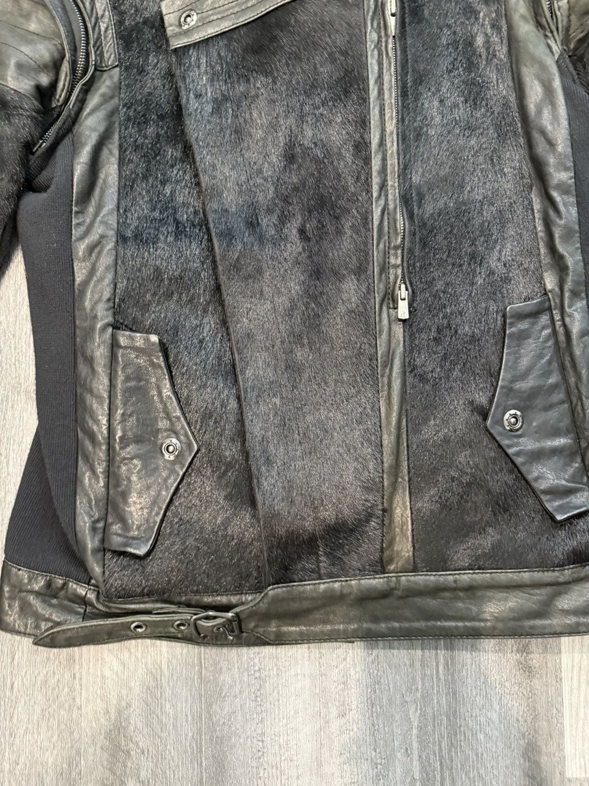 Yasuyuki Ishii Yasuyuki Ishii FW07 Pony Hair Leather Ninja Jacket Size US L / EU 52-54 / 3 - 3 Thumbnail
