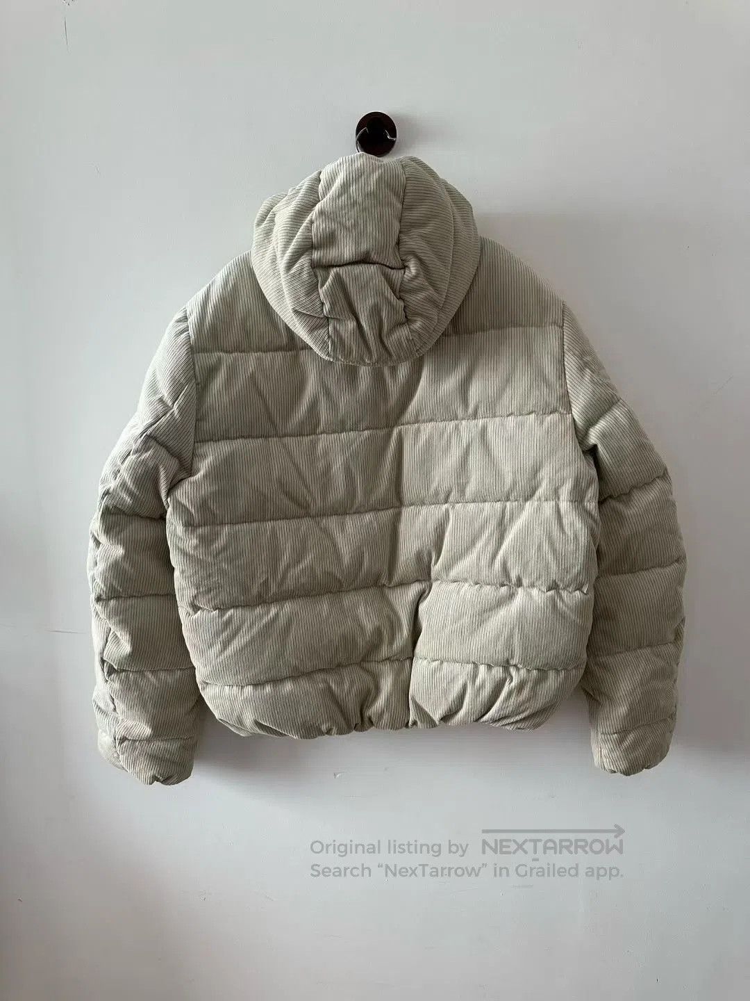 Prada Prada Corduroy Triangle Logo Hooded Down Jacket| Size US L / EU 52-54 / 3 - 2 Thumbnail