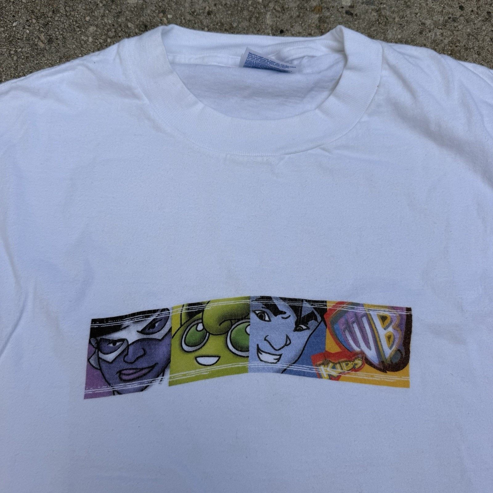 Vintage × Warner Bros Vintage 90s Kids WB Box Logo Promo Tee XL Jackie Chan Size US XL / EU 56 / 4 - 1 Thumbnail