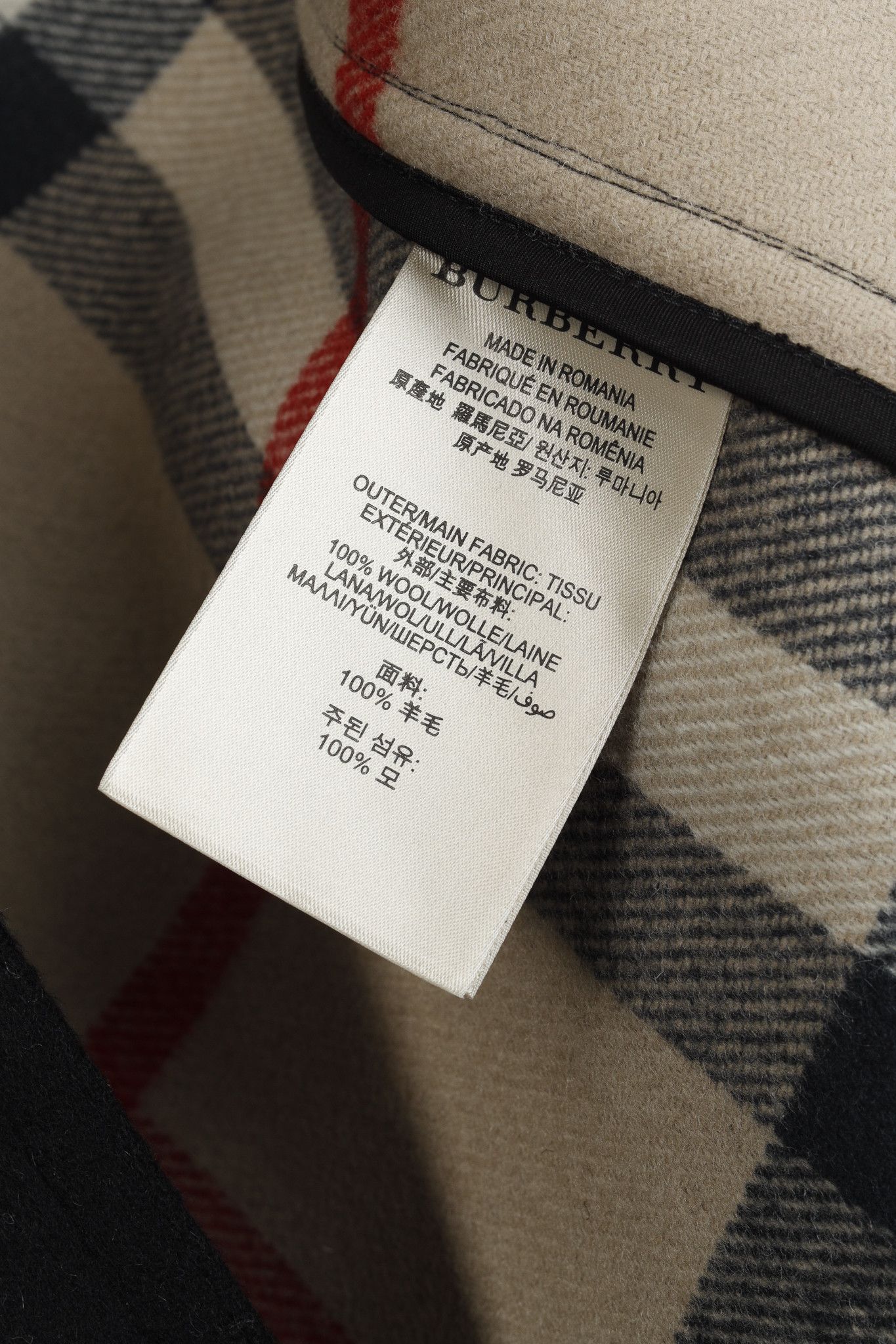 Burberry Burberry Brit Finsdale Black Wool Duffle Coat Size S / US 4 / IT 40 - 14 Thumbnail
