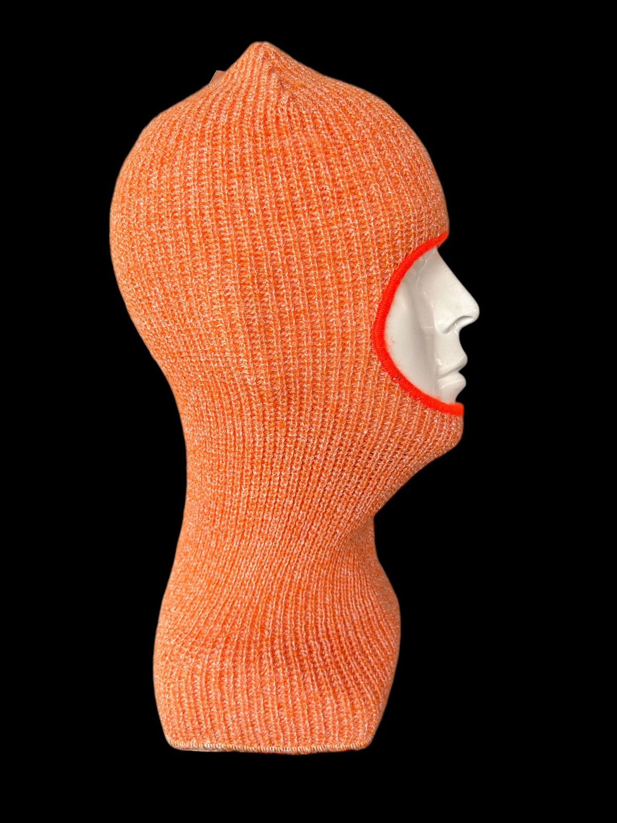 Japanese Brand × Kapital × Vintage Balaclava Masked Japanese Brand knitt Orange Rare🎌☠️ Size ONE SIZE - 3 Thumbnail