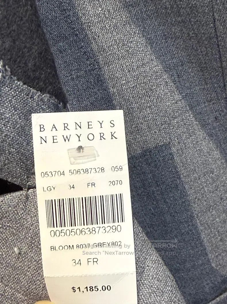 Dries Van Noten Dries Van Noten SIZE:34 Grey Shoulder-padded Blazer Size S / US 4 / IT 40 - 4 Thumbnail