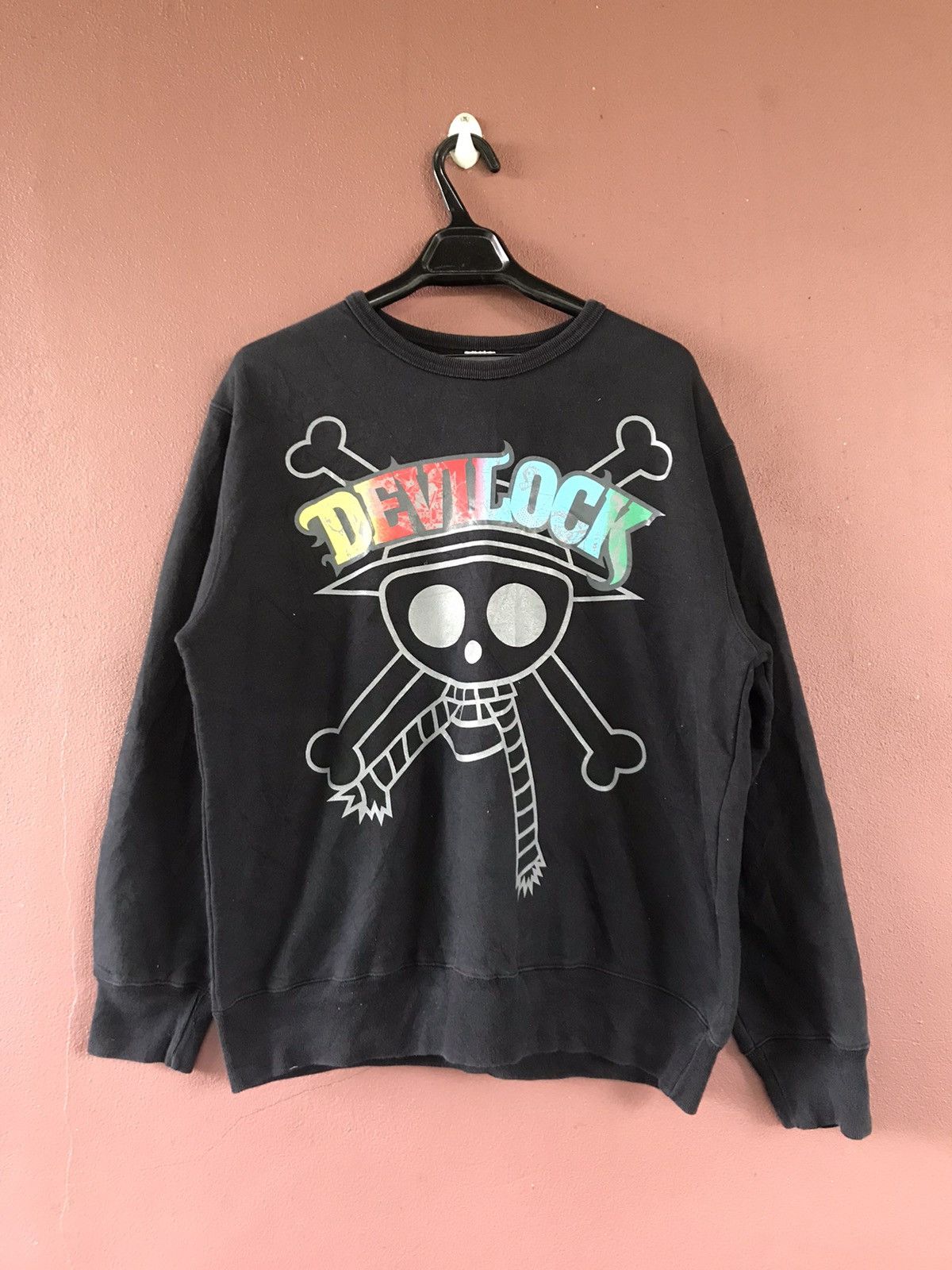 Anime × Devilock Devilock x one piece anime sweatshirt Size US L / EU 52-54 / 3 - 1 Thumbnail