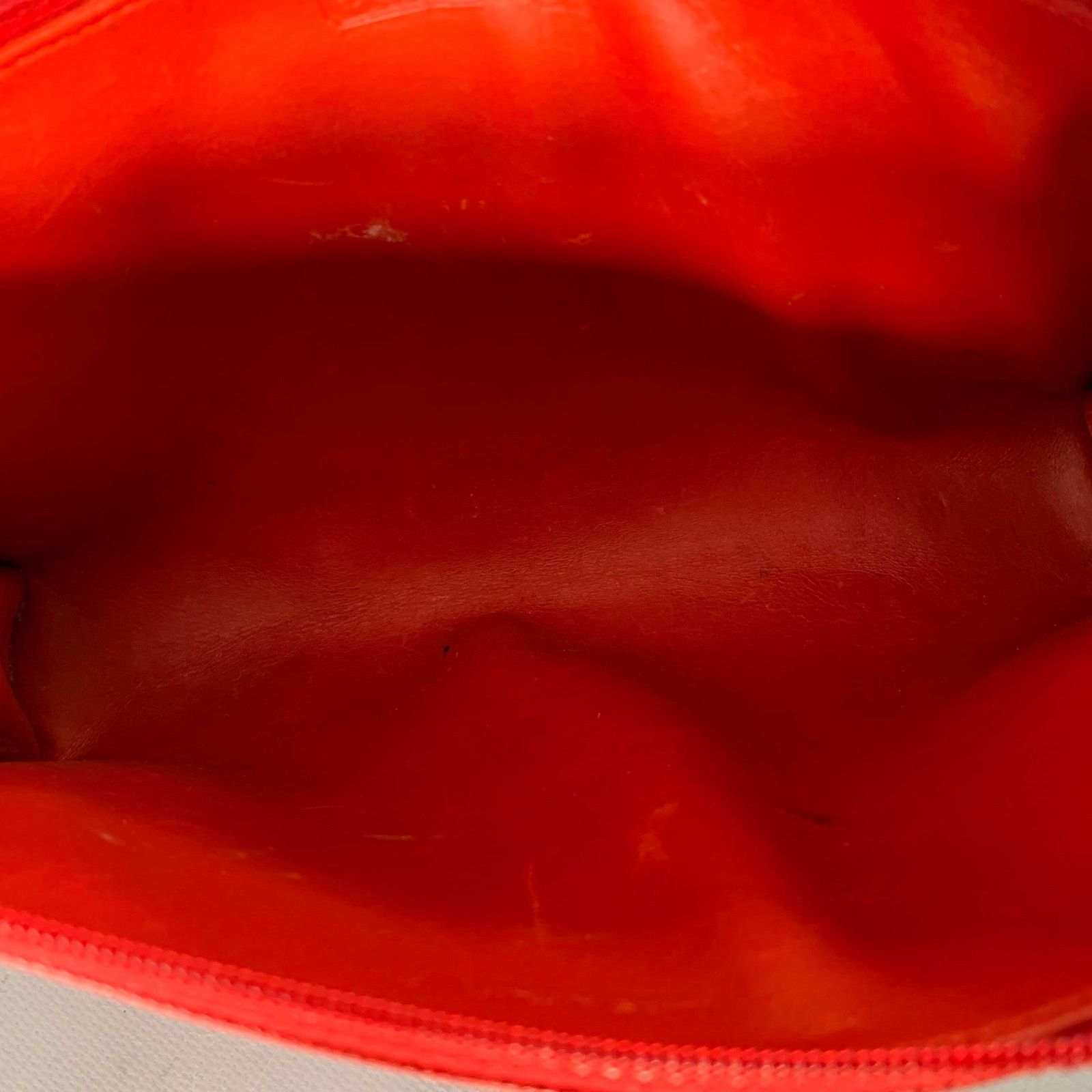 Coach COACH Red Saffiano Leather Makeup Pouch Size ONE SIZE - 3 Thumbnail