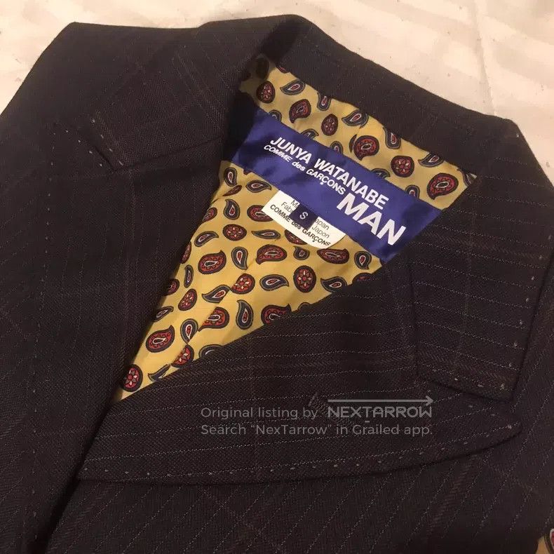 Comme des Garcons Comme Des Garcons Slim Fit Blazer Vest, S Size Size S / US 4 / IT 40 - 3 Thumbnail