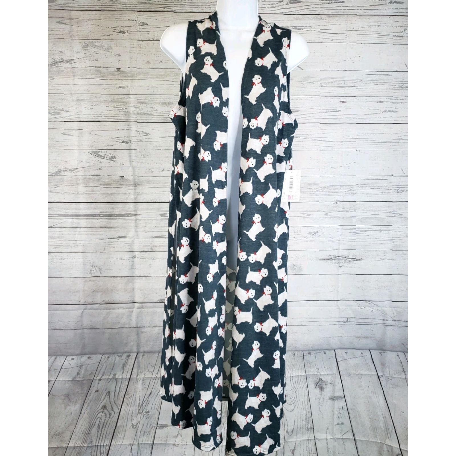 Vintage VINTAGE LuLaRoe Womens Joy Duster Shirt M Blue Sleeveless 4838? Size M / US 6-8 / IT 42-44 - 2 Thumbnail