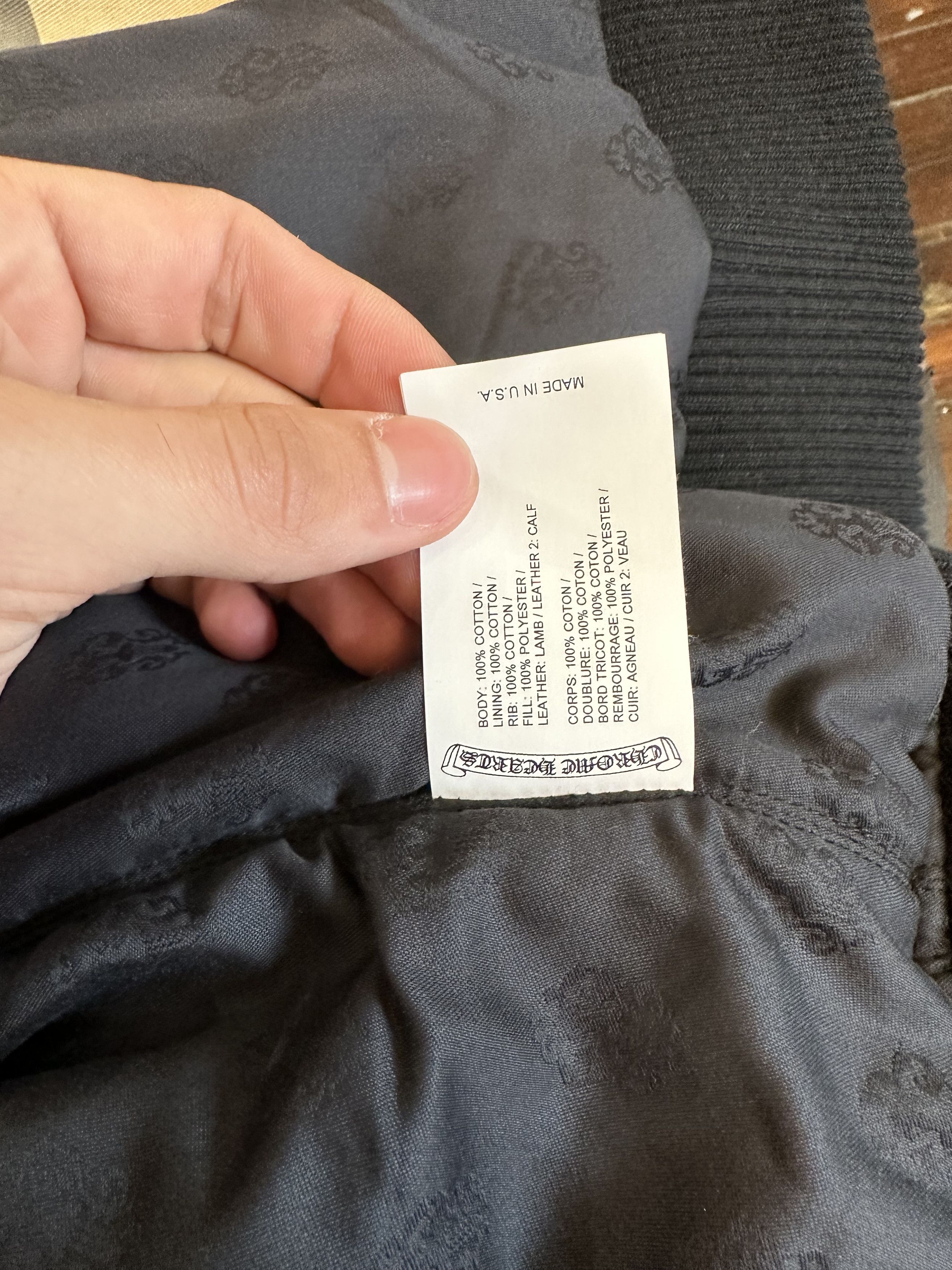 Chrome Hearts Chrome Hearts SEX Matty Boy Bomber 4G SELLER Size US XL / EU 56 / 4 - 13 Thumbnail