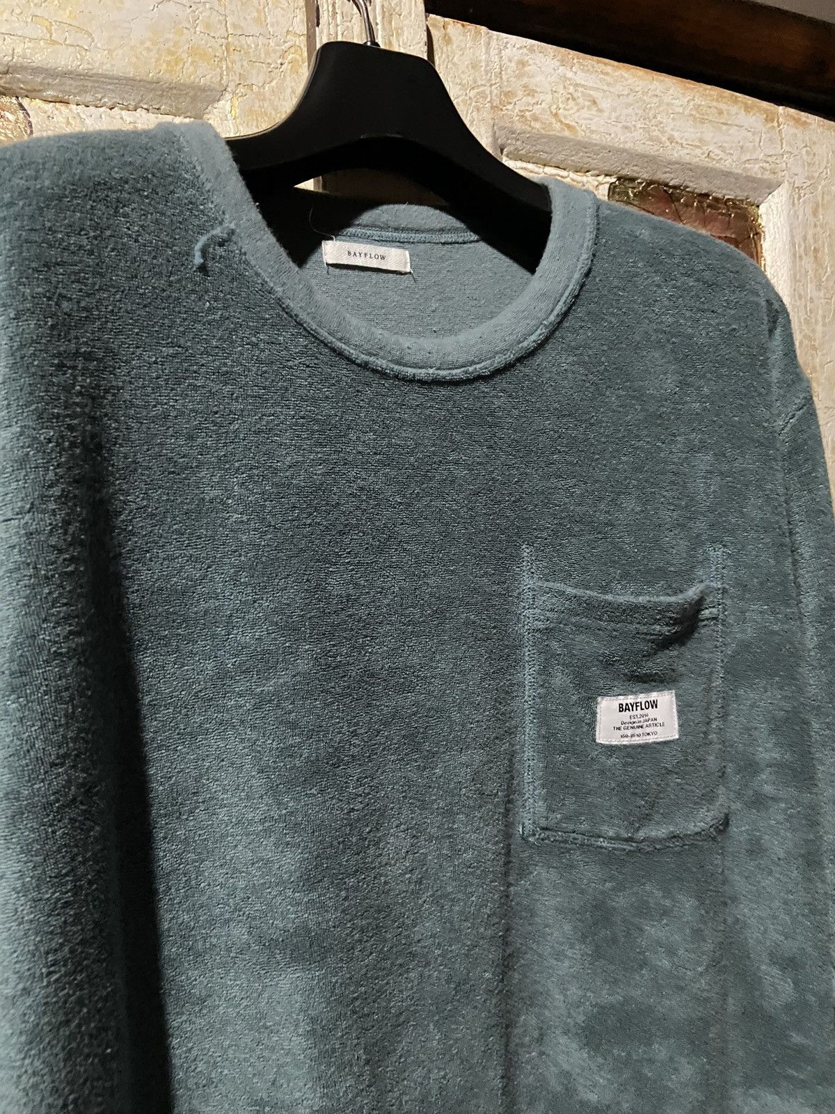 Japanese Brand Bayflow japan terry one pocket t shirt size xl Size US XXL / EU 58 / 5 - 1 Thumbnail