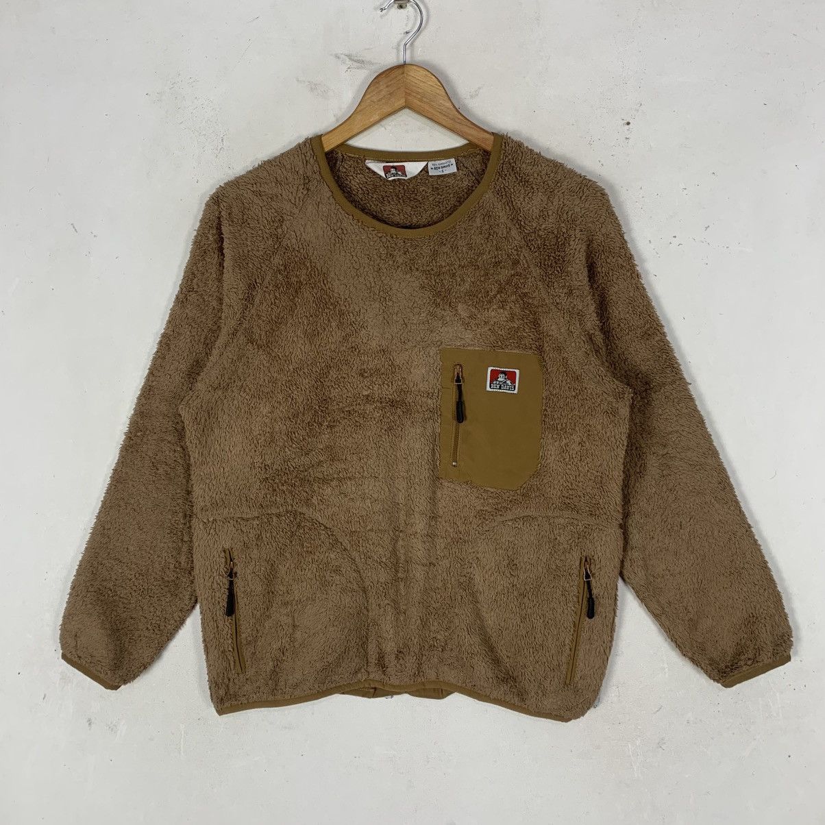 Vintage Ben Davis Clothing Streetwear Outdoor Fleece Jacket